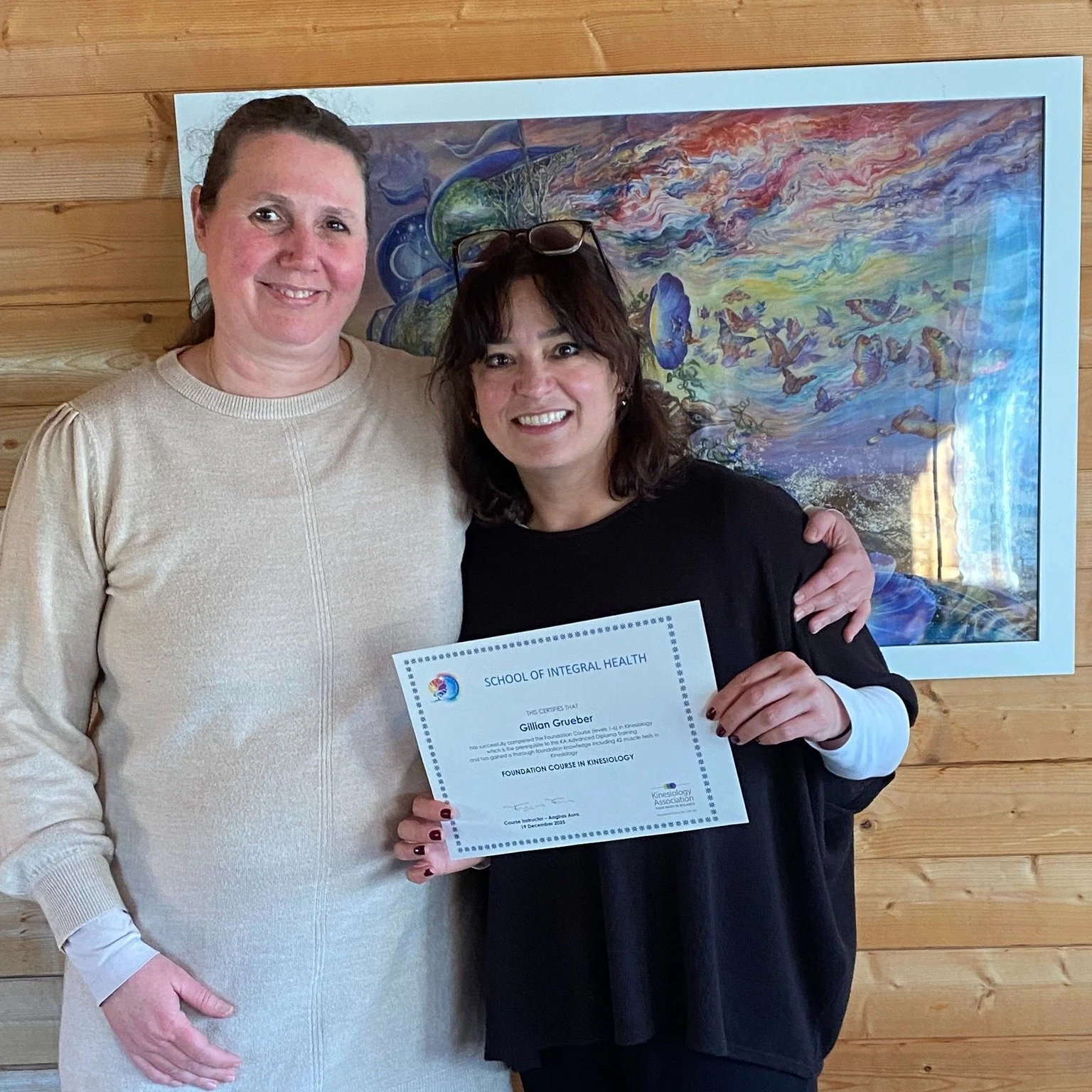 A week of achievements to round up the year. My student completed her bespoke Kinesiology Foundation course and passed her assessments today. Congratulations to Gill! 

Yesterday we celebrated my eldest daughter Samara achieving a first class Masters