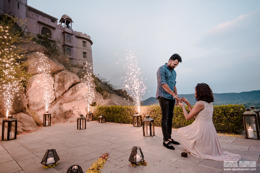 Surprise proposal photography