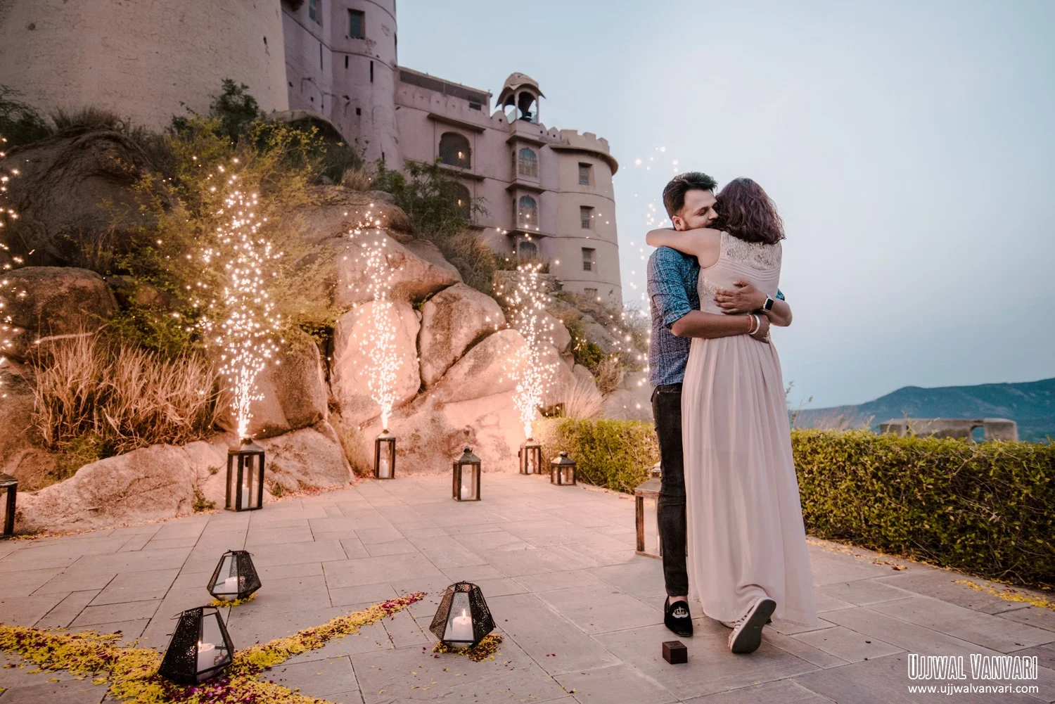 Surprise Proposal at Alila Fort, Bishangarh | Sejal &amp; Rahul 