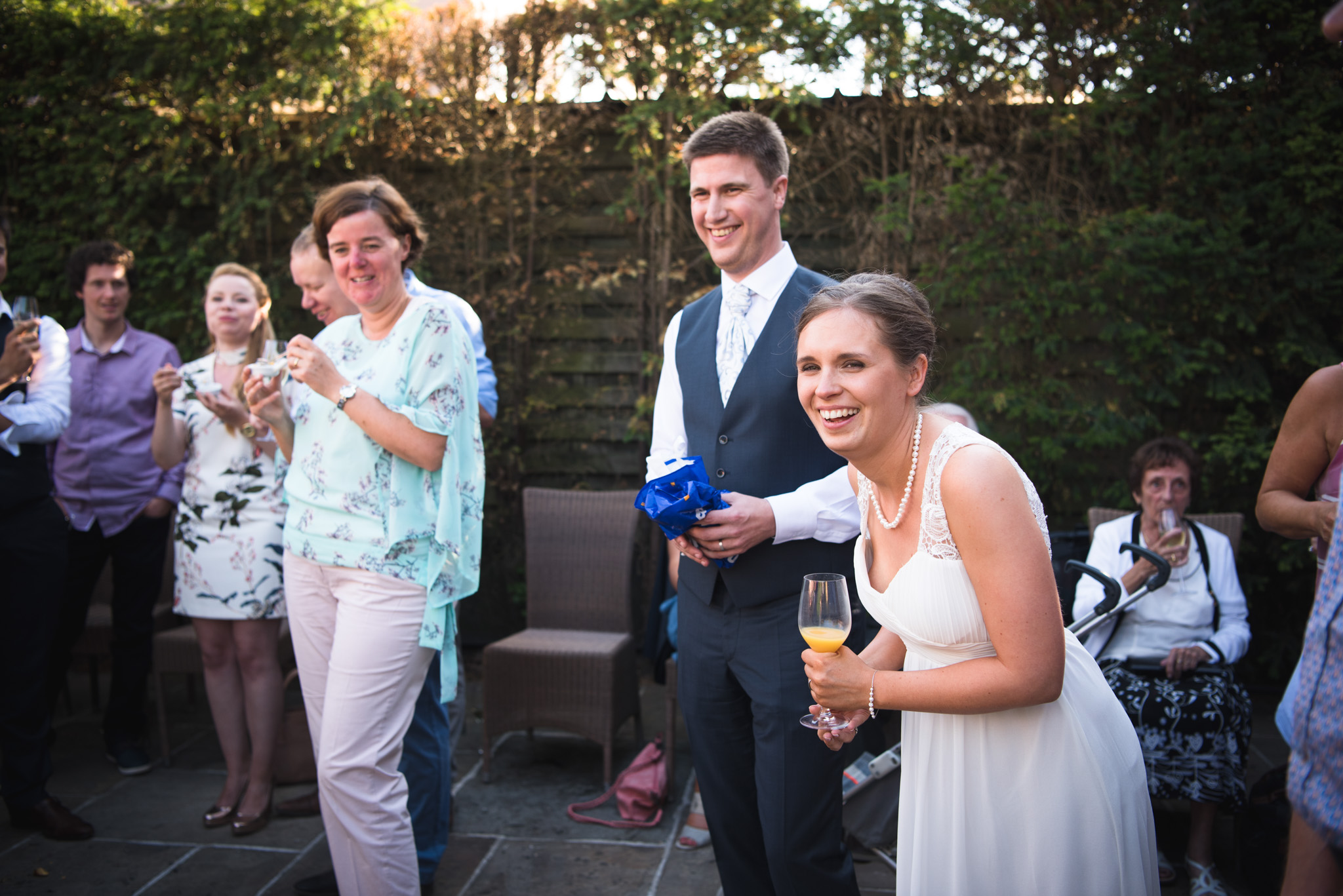 Huwelijksreceptie foto