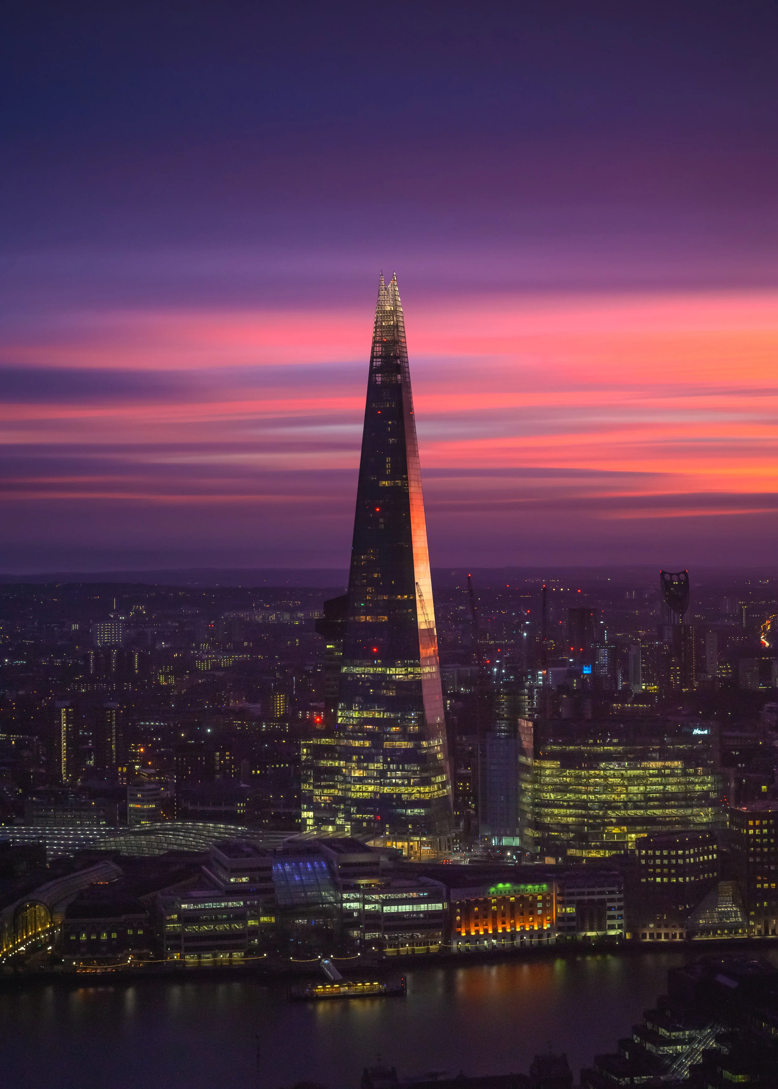The Shard at Sunset by Chris Dalton