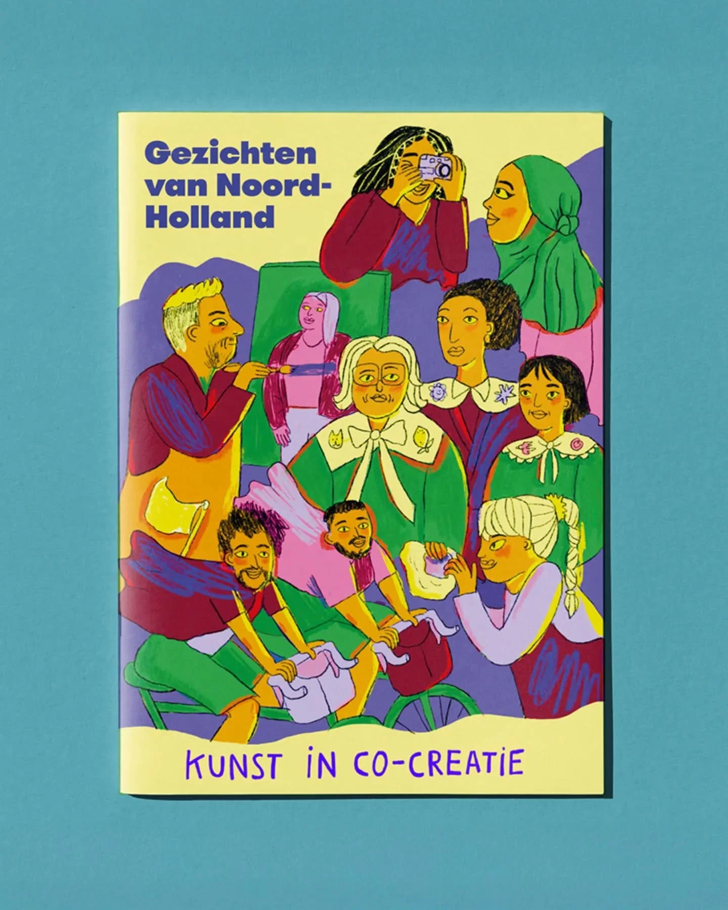 Voor het magazine van Gezichten van Noord-Holland mocht ik allerlei projecten visualiseren. Het magazine gaat met name over co-creatie tussen kunstenaars, inwoners en lokale organisaties. Samen werkten ze aan nieuwe verhalen en portretten💖. Je kan h