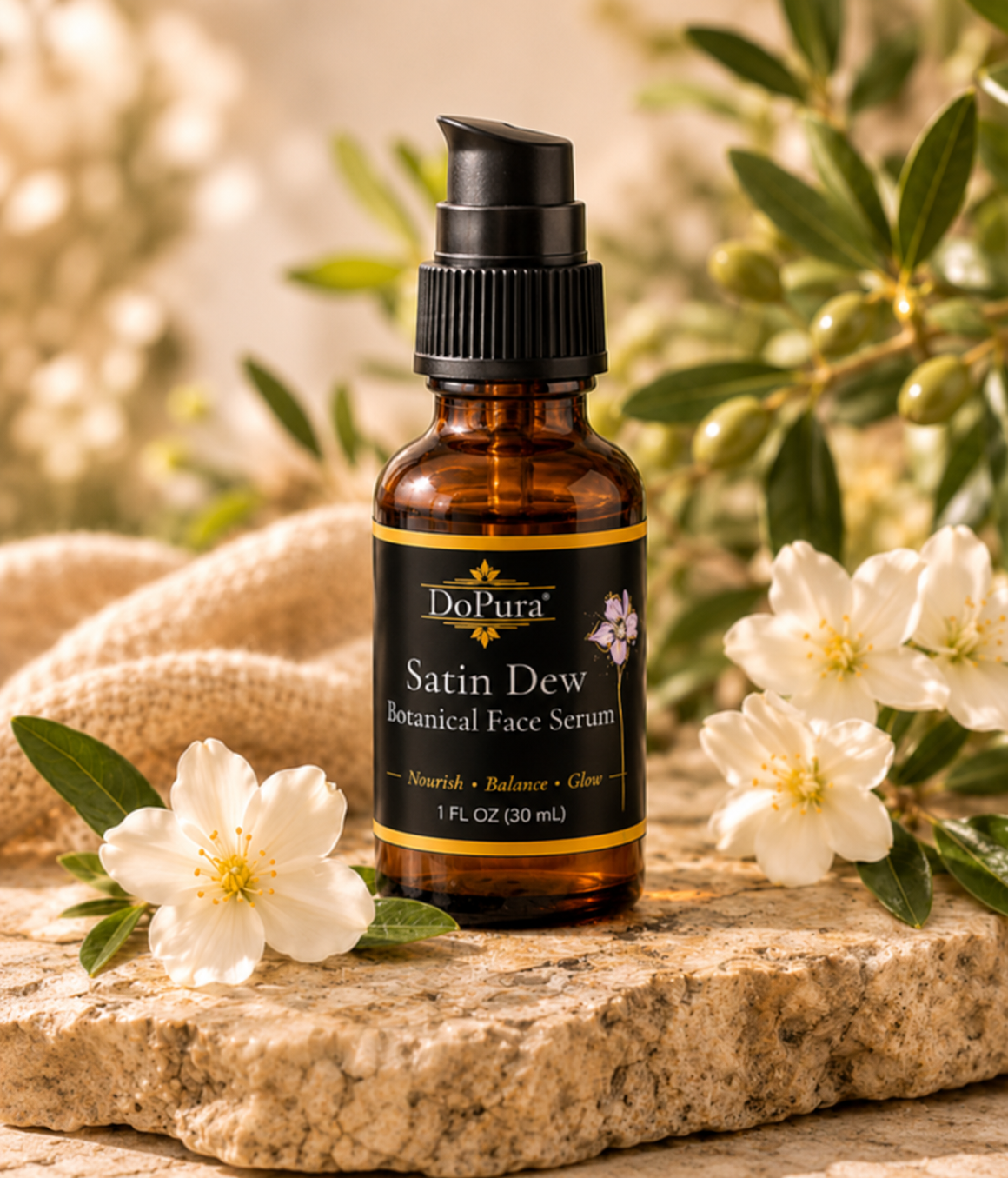 Satin Dew - Botanical Face Serum