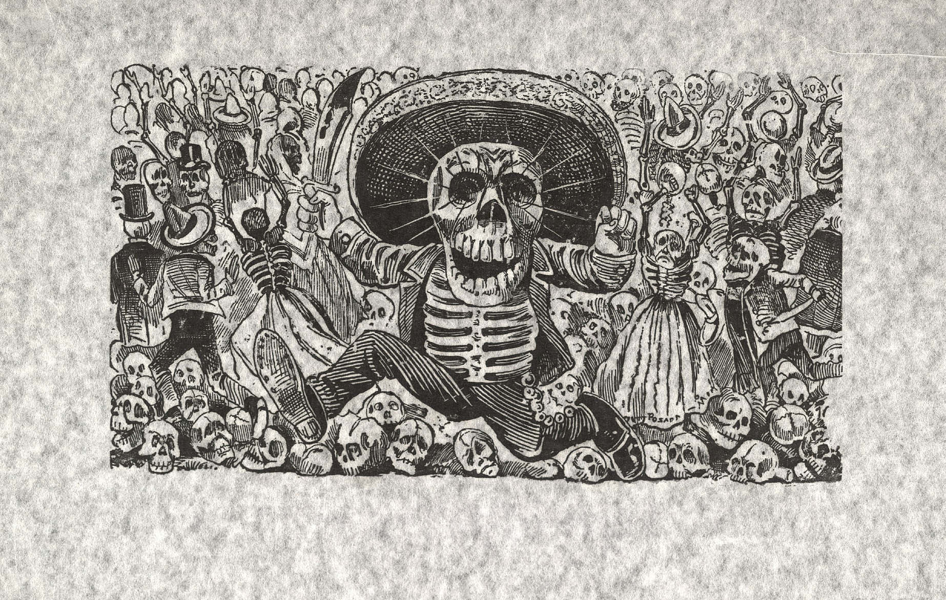 Illustrazione originale di José Guadalupe Posada
