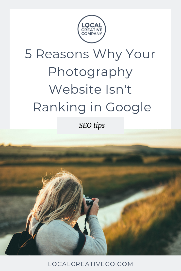 As a photographer, you how difficult it can be to get found online. Google is a competitive place and how well you rank makes a huge difference in how many potential clients the search engine sends your way. Here are 5 things to check for if you're trying to understand why your photography website isn't ranking.