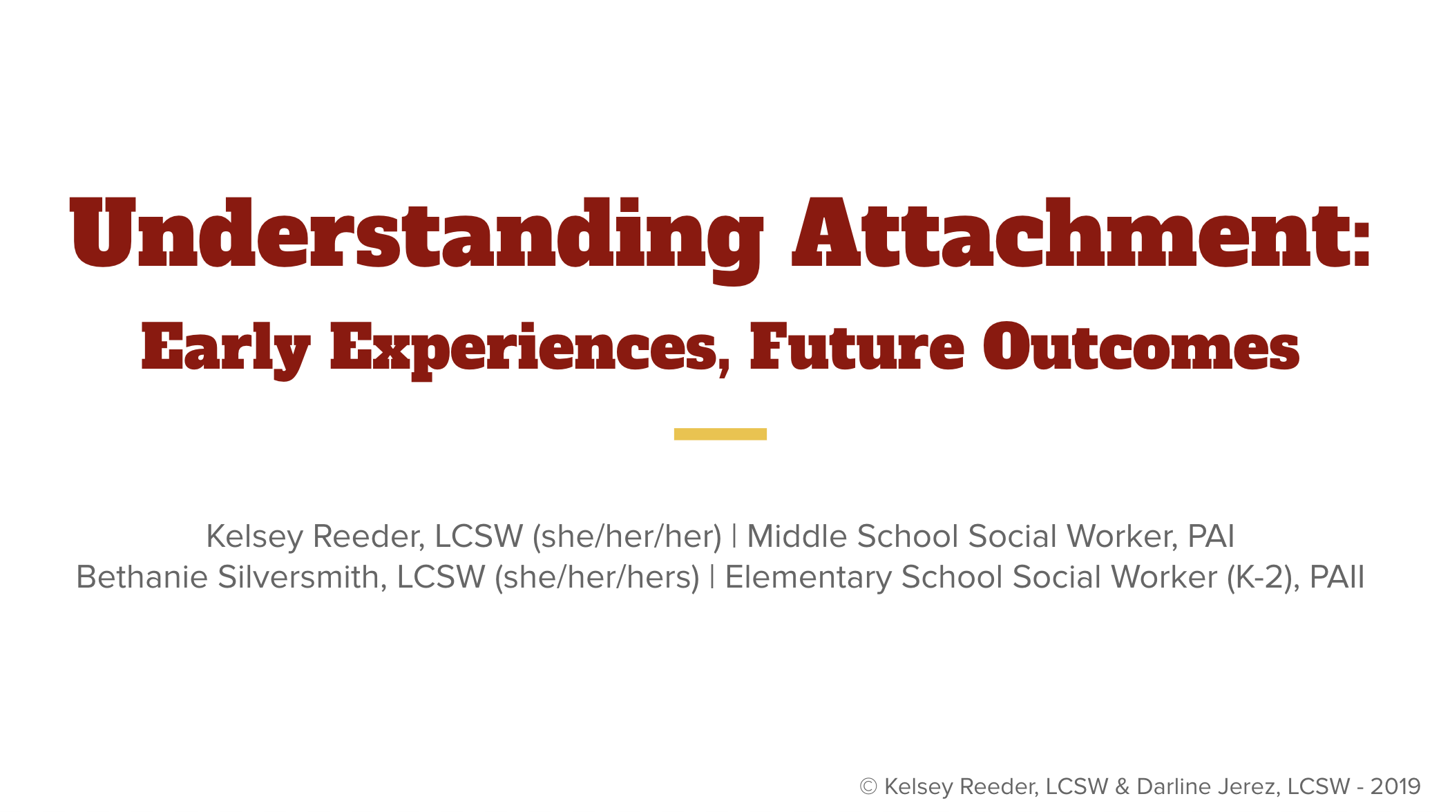 Understanding Attachment: Early Experiences, Future Outcomes