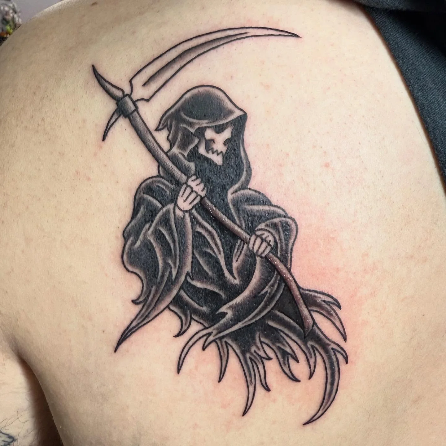 Some work from the past few days - incredibly spooky and dare I say terrifying stuff. Huge thanks again to all!
.
.
.
#tattoo #tattoos #tattooshop #iowatattoo #iowatattooartist #cedarrapidstattoo #traditionaltattoos #americantraditional #neotrad