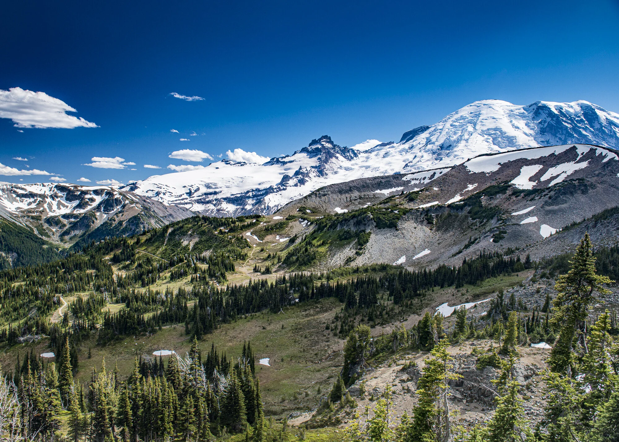 Mount Rainer From Sunrise