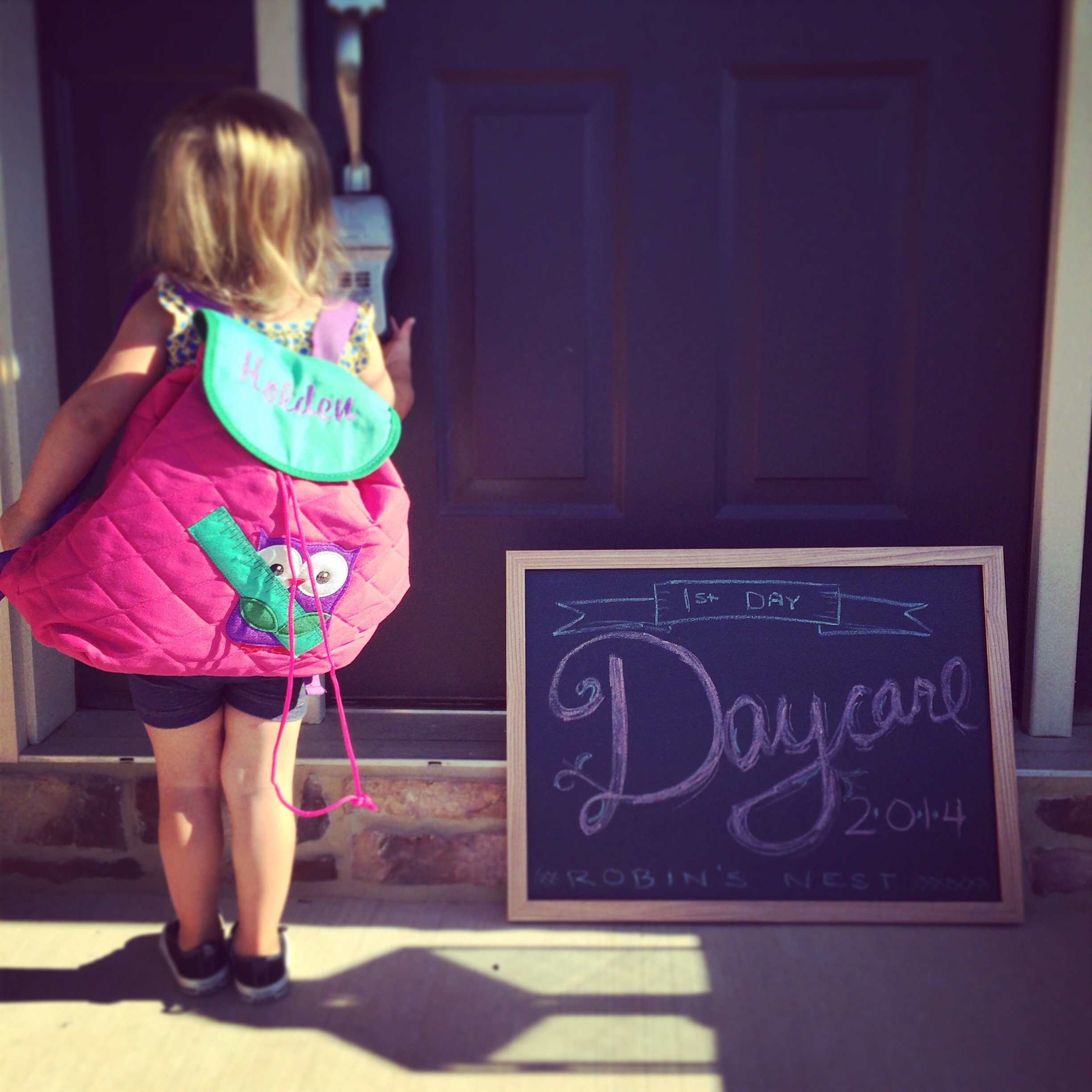 First day of daycare