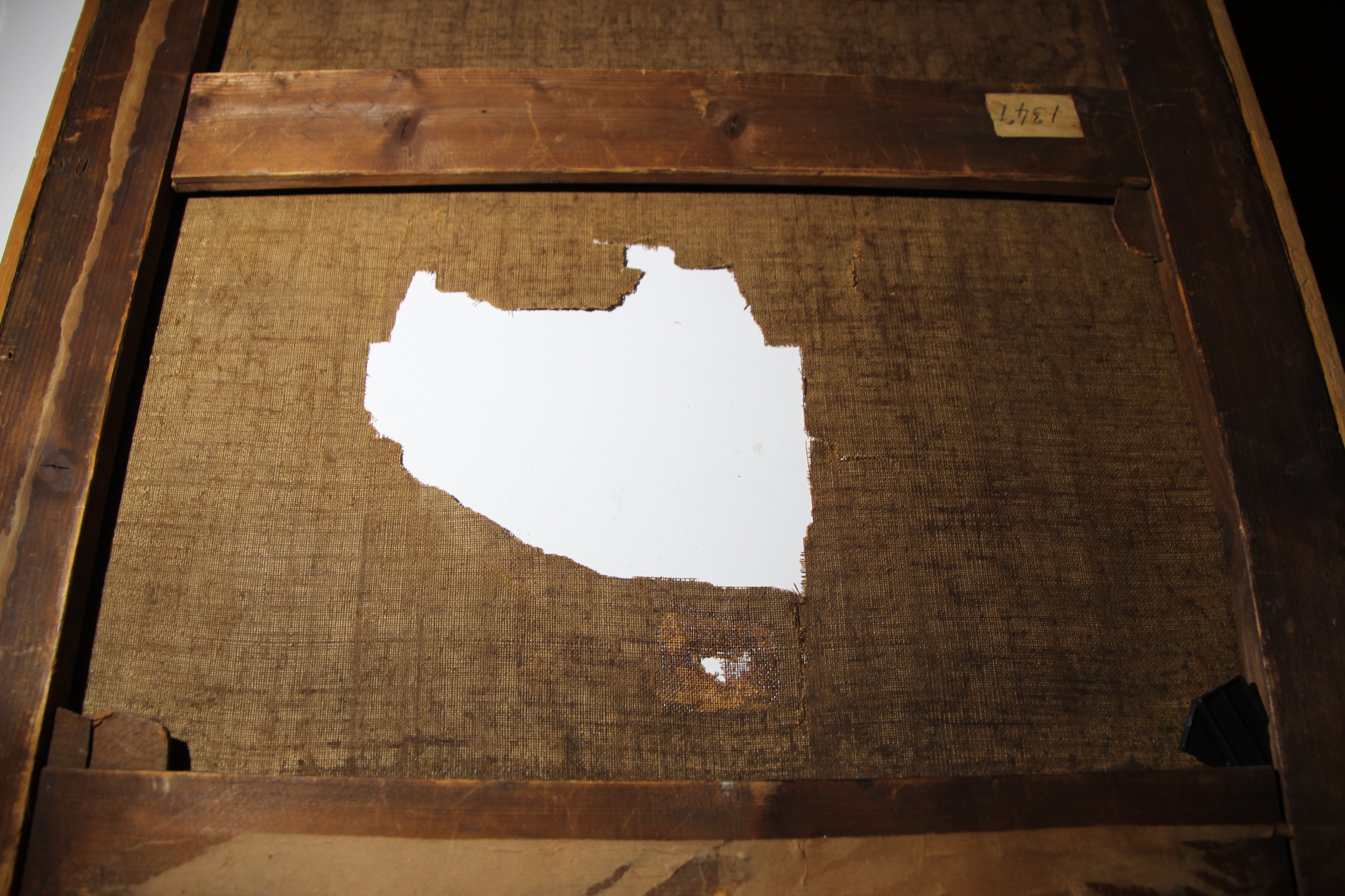 Verso on Back