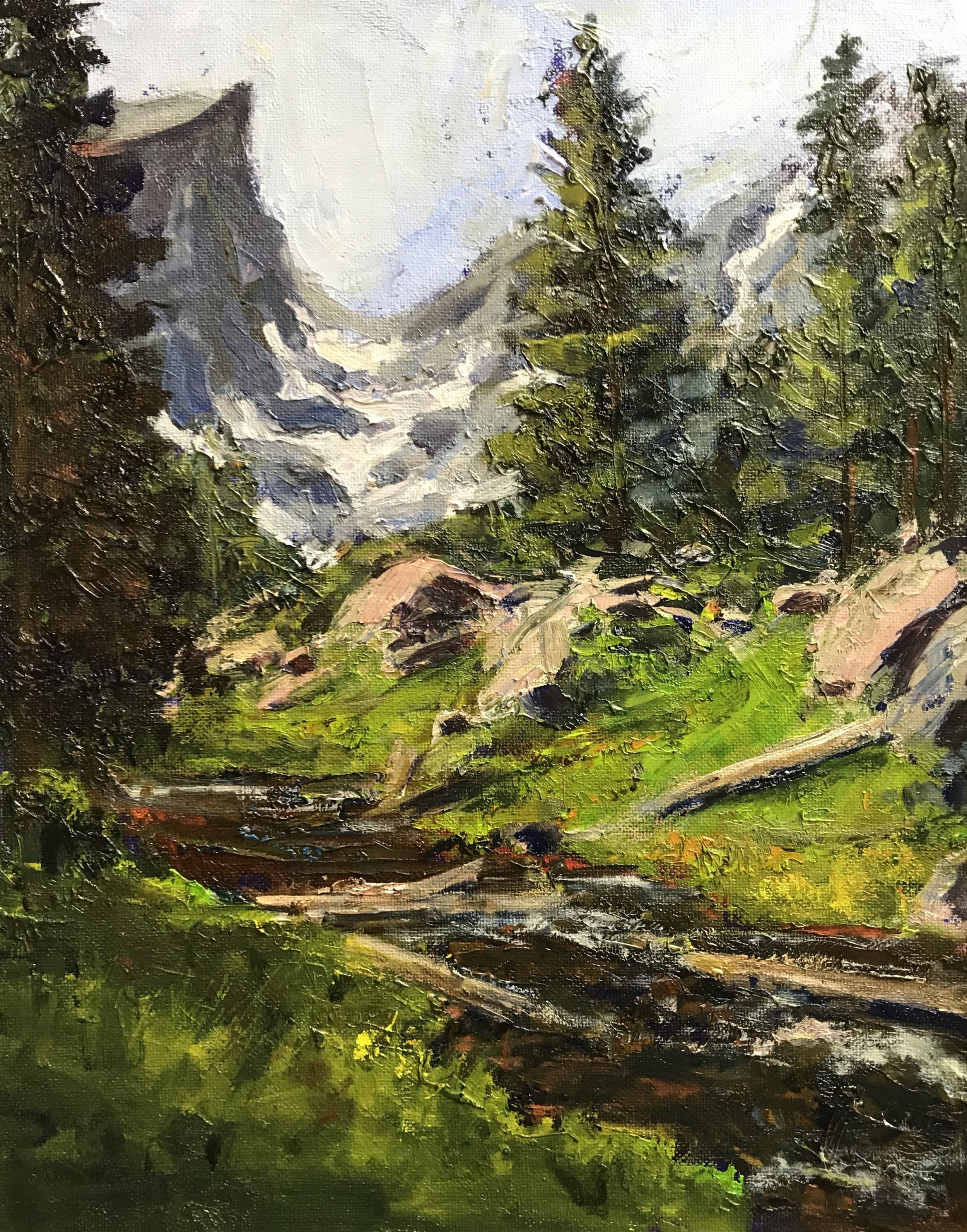 Spring Surge by Jay Breese, Oil, 14x11, $850