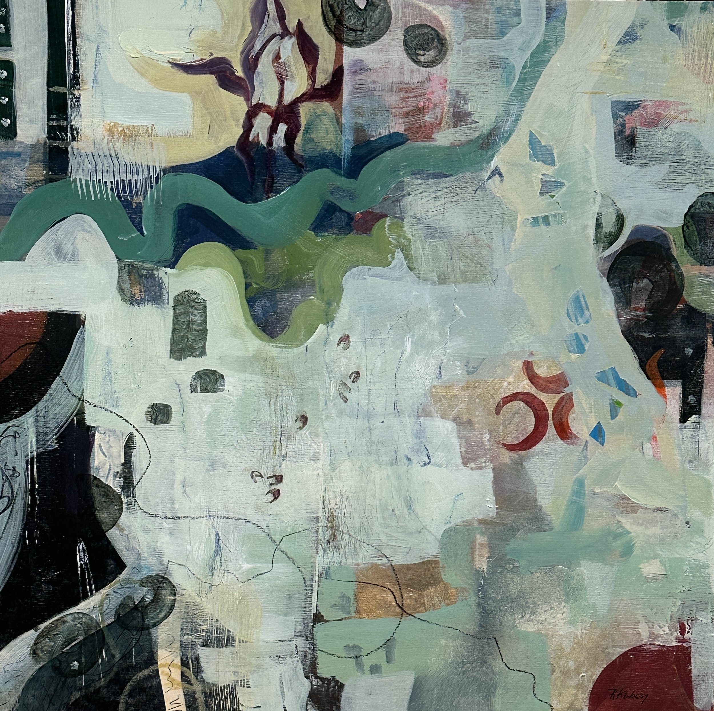 Tahoe by Rozanne Kobey, Acrylic, 18x18, $400