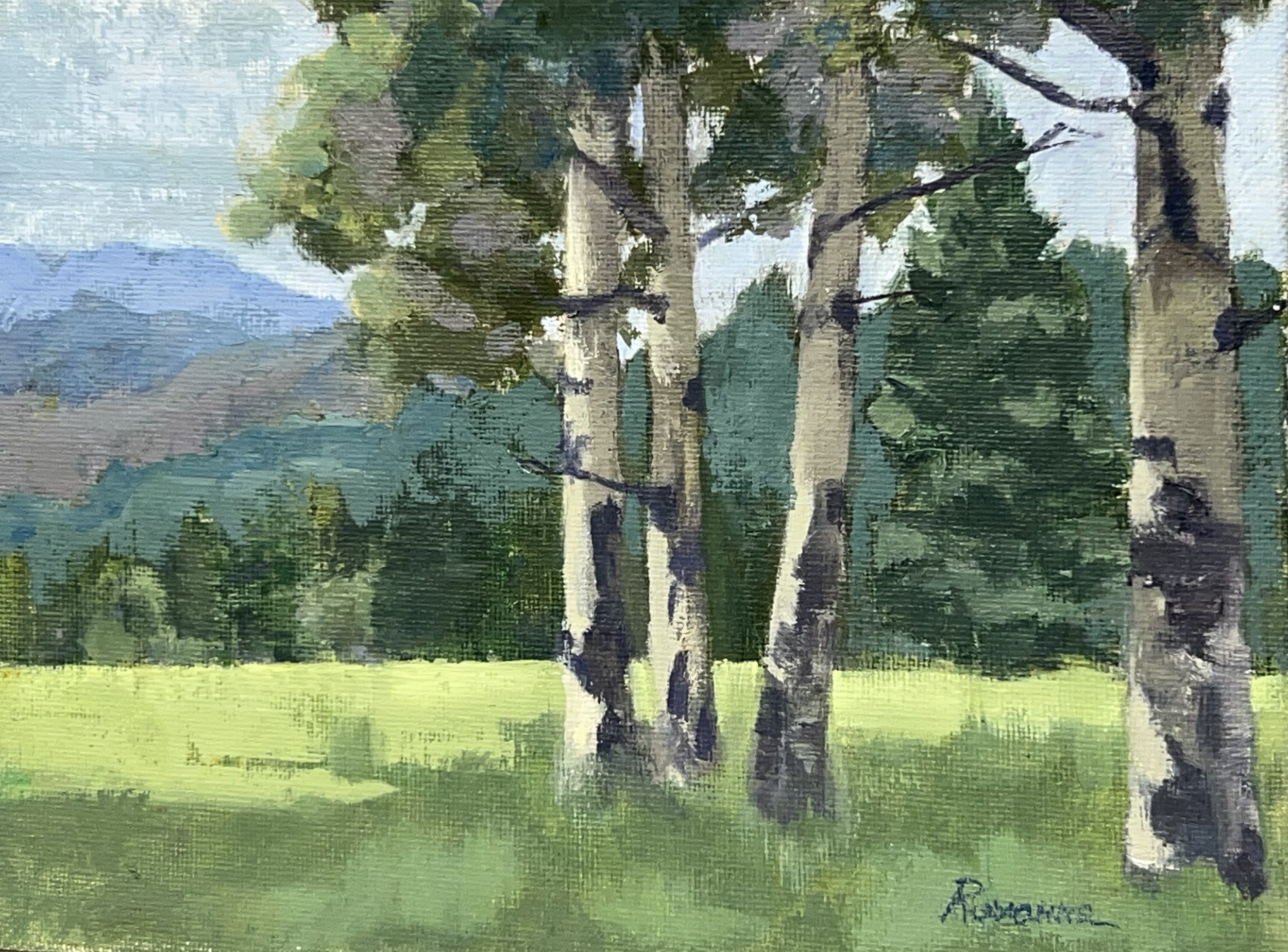 Spring Chorus by Roxanne Koehler, Oil, 6x8, $300