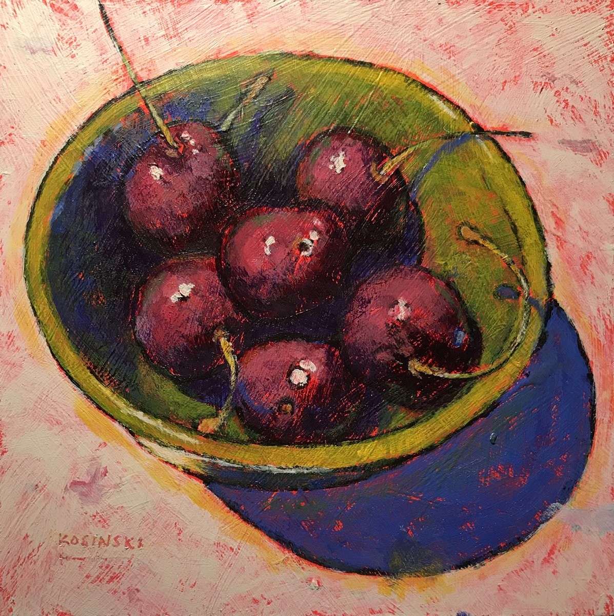 In Cahoots by Edward Kosinski, Acrylic, 10x10, $300