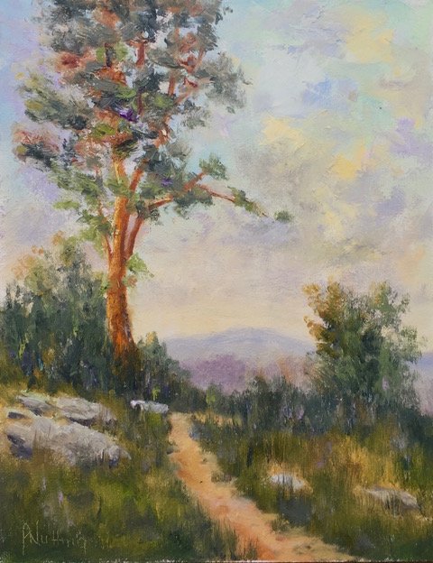 Sunlight Trail by Paul Nutting, Oil, 14x11, $400
