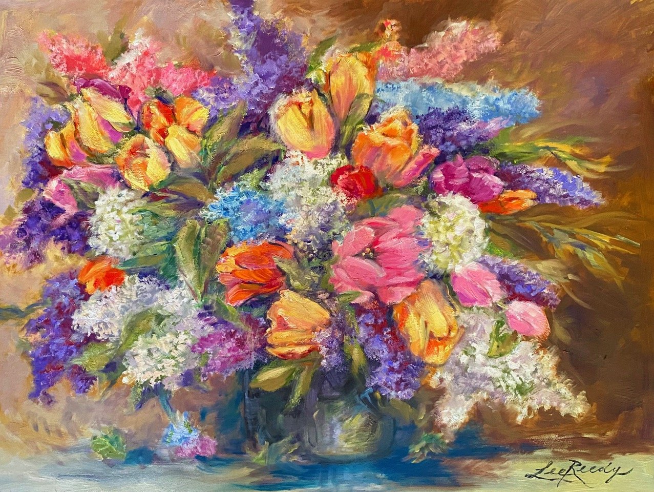 Tulip Blend by Lee Reedy, Oil, 18x24, $750
