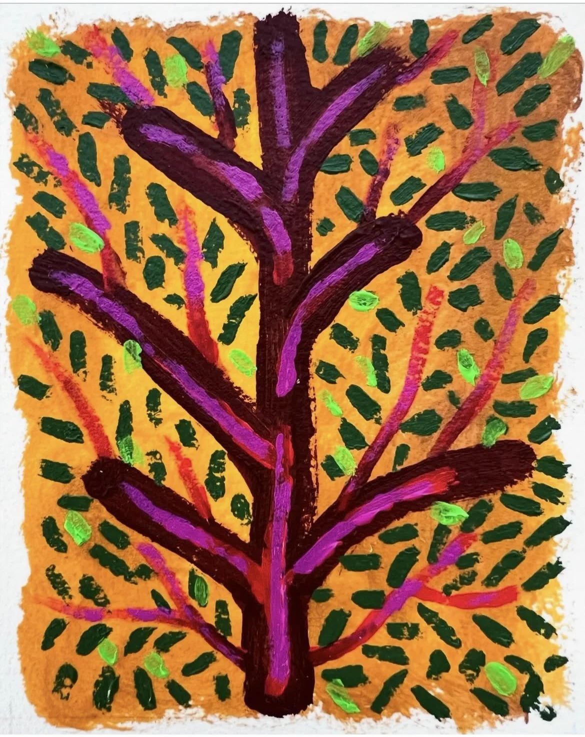 Radiant by Edward Kosinski, Acrylic, 5x4, $300