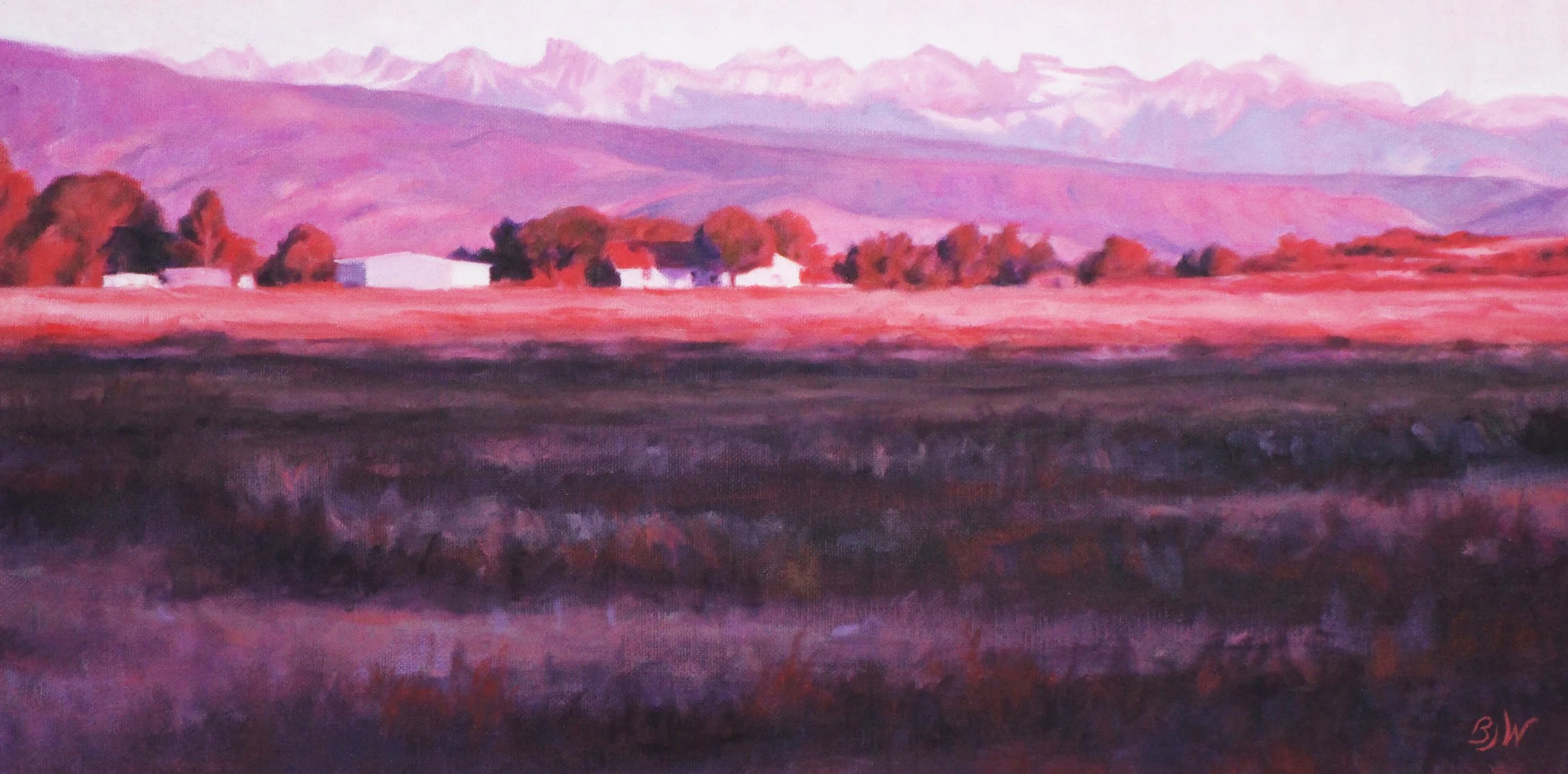 Cimmaron by Betsy Johnson Welty, Oil, 10x20, $1200