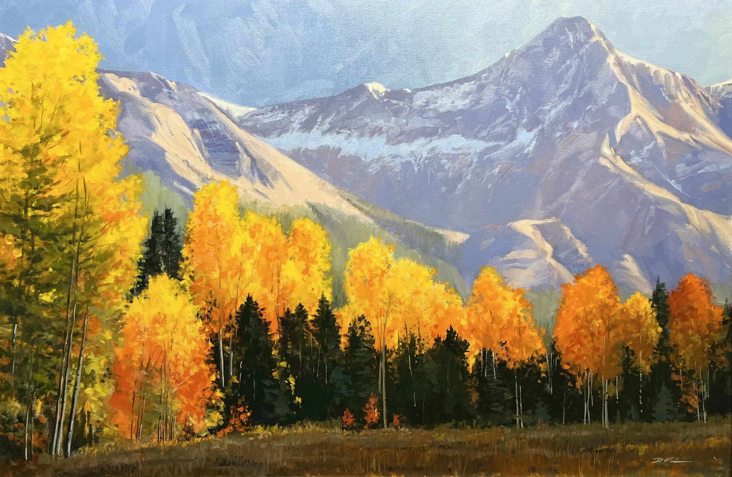 Color in the San Juans by Dennis Hill, Oil, 24x36, $2500