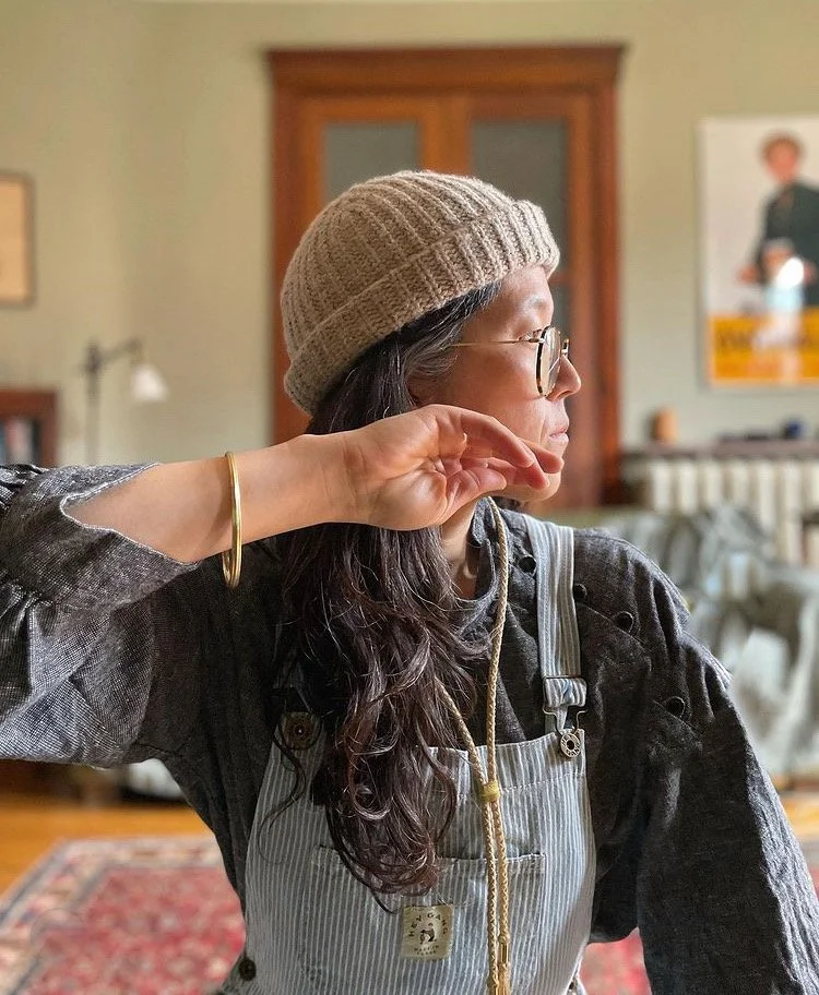 Johanna Work shirt in organic Pebble -Out of stock until December