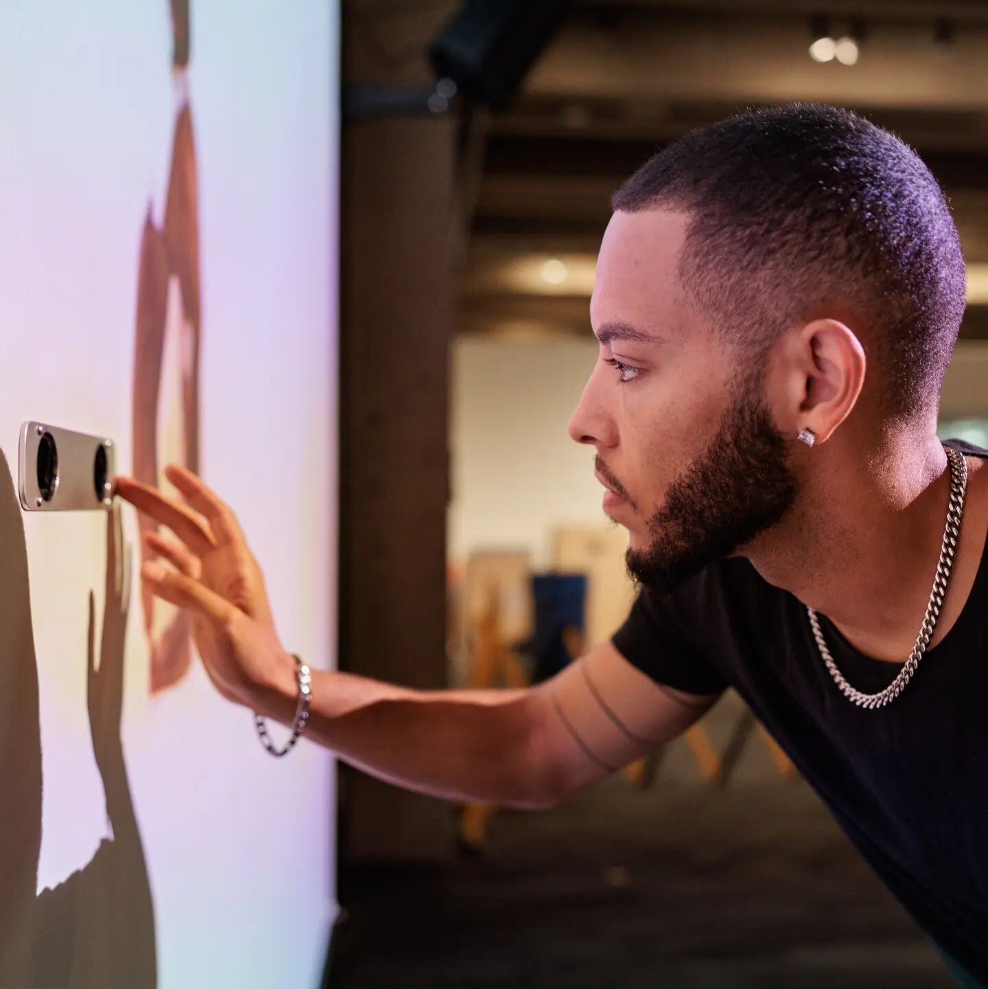 Stare down with ZED 2i Camera at the Museum of science 👀.

Small tweaks on the new exhibit opening next week at the Museum of Science titled Exploring AI: Making the  Invisible Visible. Our artwork is titled Data Choreographics, and will be placed n