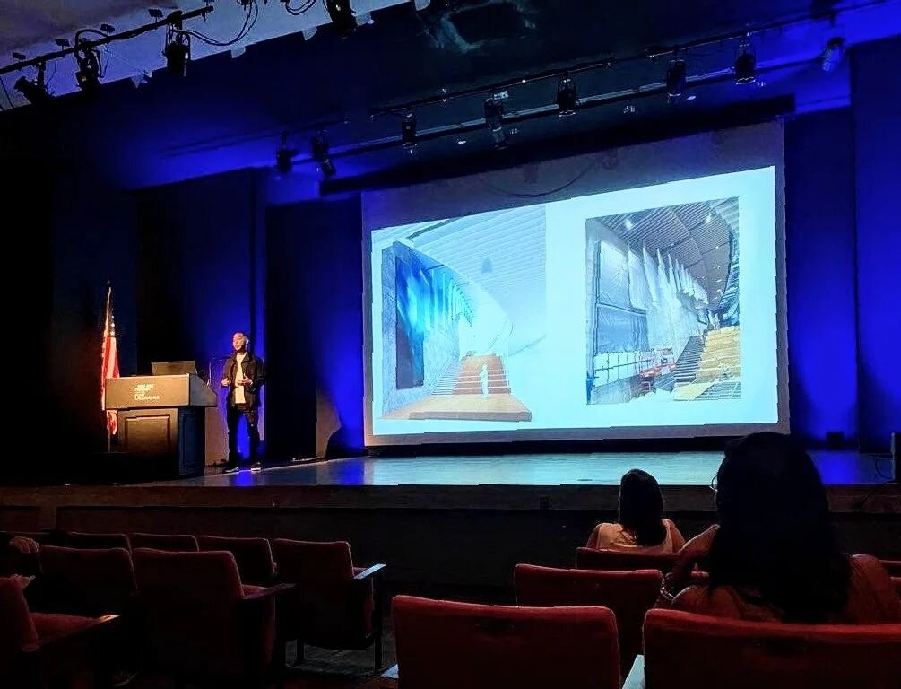 Still buzzin' from this moment, presenting on a national stage, speaking about new forms of interaction, embedded Artificial Intelligence, and architecturally integrated artworks. Proud of the work, grateful for the time. Thank you @codaworx for the 