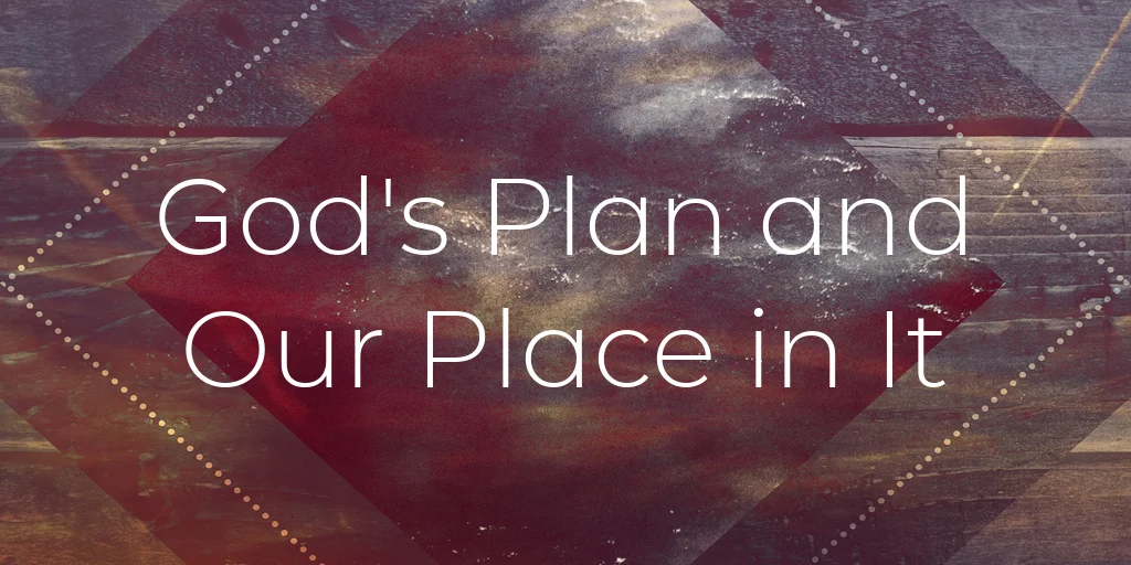 God's Plan and Our Place in It