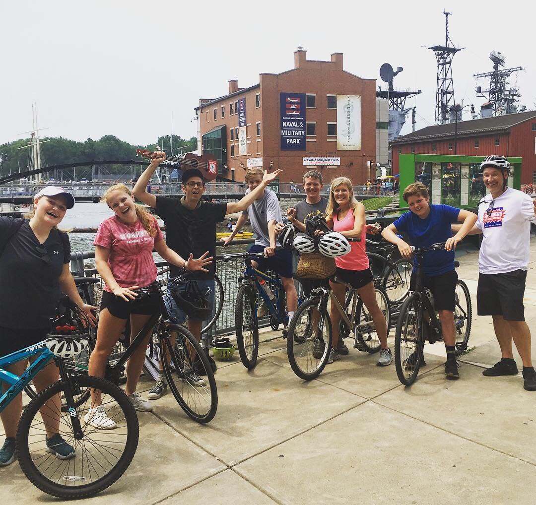Canalside – one of many site on Buffalo Bike Tours’ History Ride