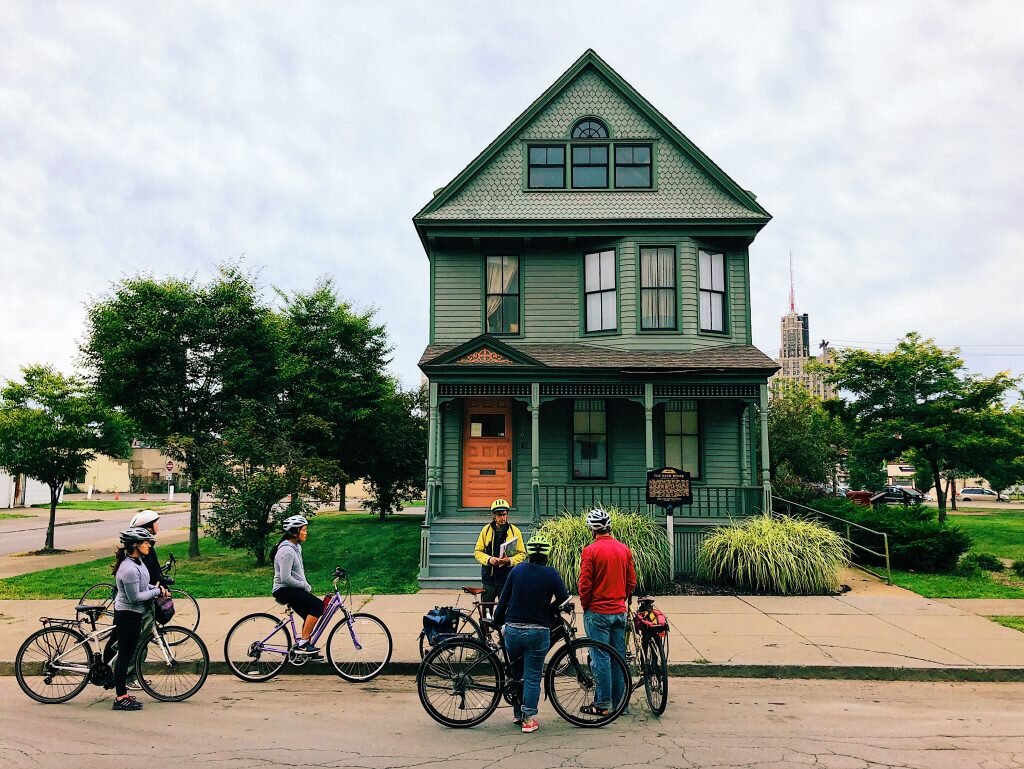 Buffalo Bike Tours stops by the Nash House Museum