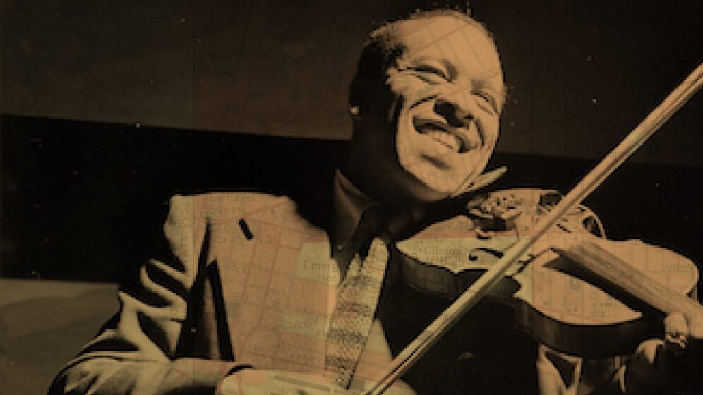 Leroy “Stuff” Smith the “cat who took the apron strings off the fiddle.” (William P. Gottlieb/Ira and Leonore S. Gershwin Fund Collection, Music Division, Library of Congress.)