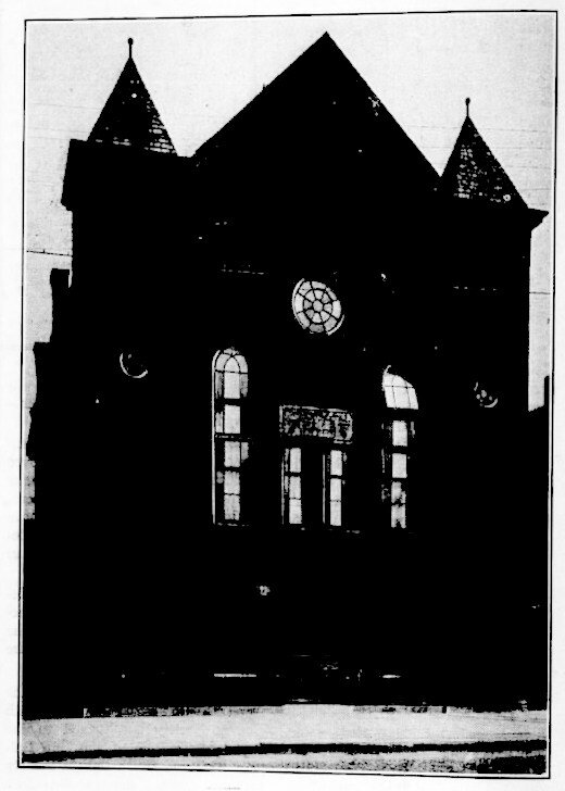 The Beth Jacob Synagogue where Samuel Arluck served as Cantor from 1904 until his move to the Pine Street Synagogue in 1912. (Buffalo Jewish Review)