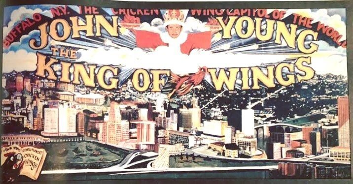 Mural by James Cooper and Dalton Easton, originally at John Young’s Wings N’ Things