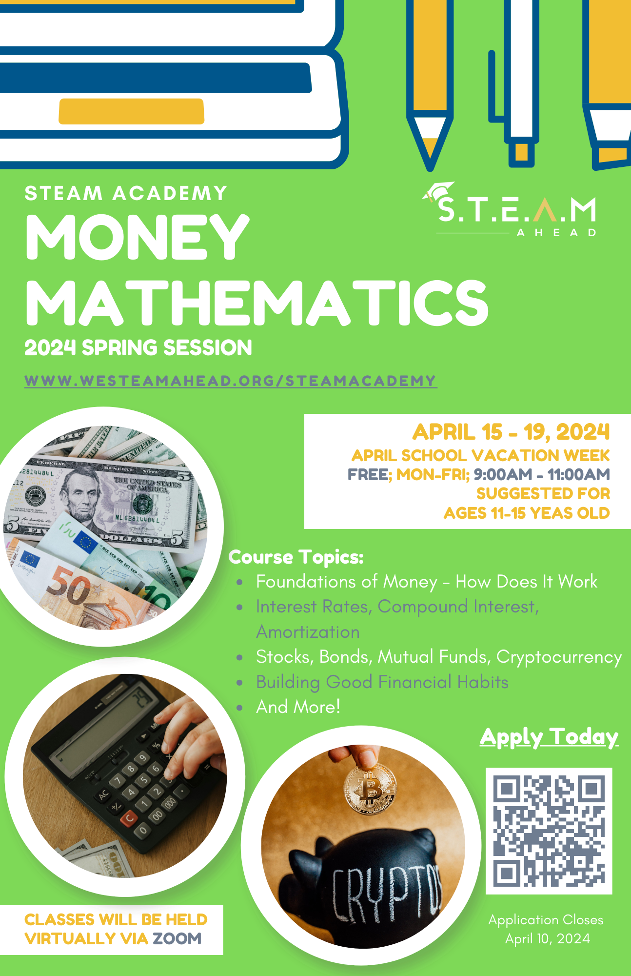 STEAM Academy - Money Mathematics (2024 Spring Session) Flyer [English - STEAM Ahead].png