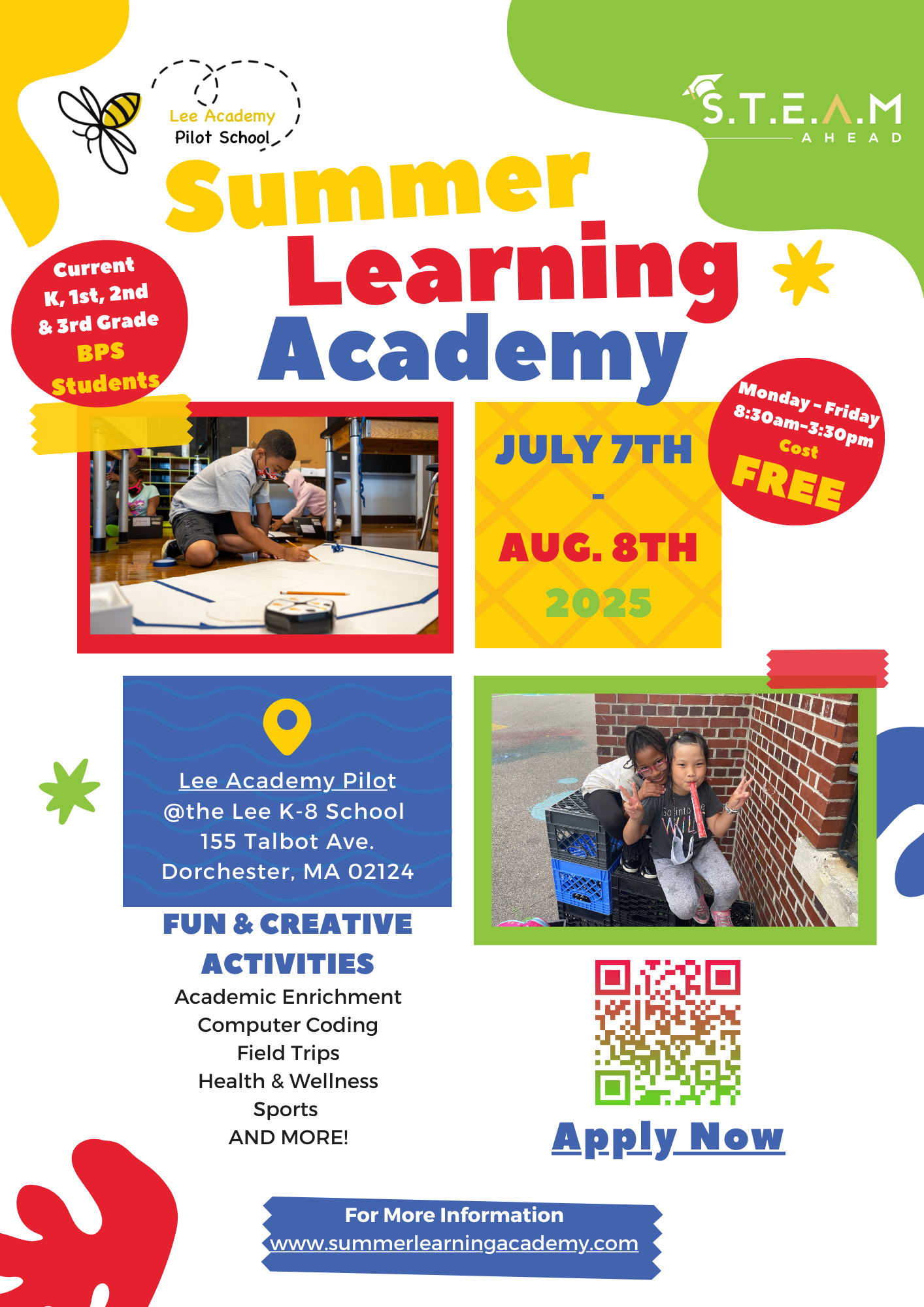 2025 Summer Learning Academy — STEAM Ahead