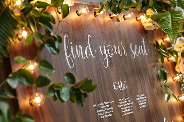 We love to build new things, so when @dark_and_diamond commissioned this black walnut seating chart board with built-in lights, we were ecstatic. Do you have a fun, fresh idea that you&rsquo;d love to bring to life? Let&rsquo;s talk.
.
.
Photo: @dide