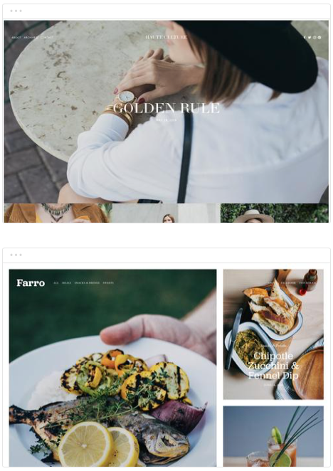 Two variations of the Farro family
