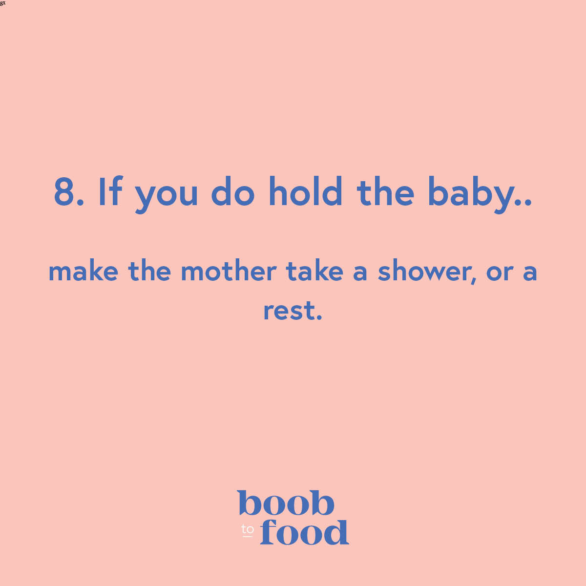 a guide to visiting a new mother