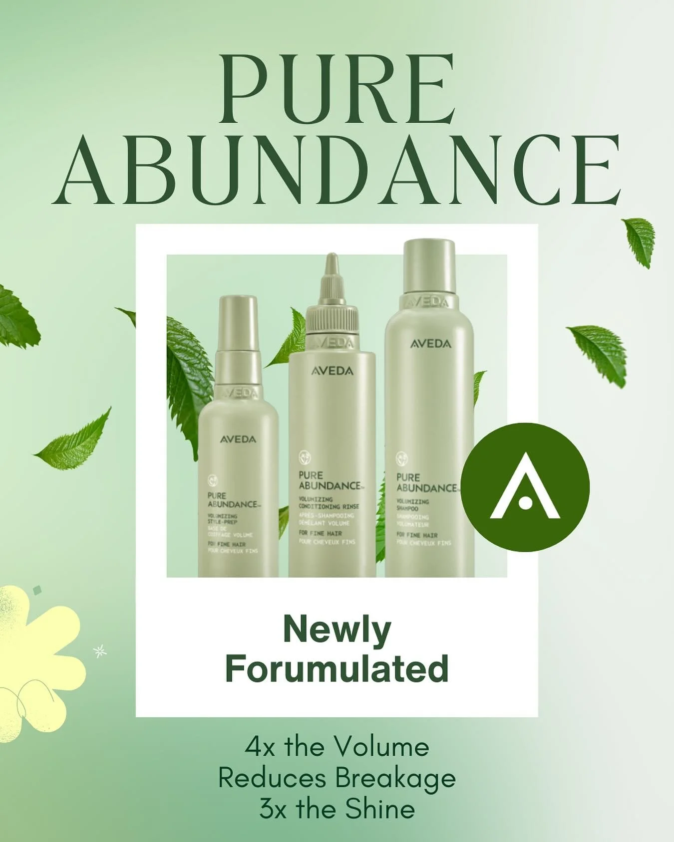 MORE volume and MORE shine with the newly formulated AVEDA Pure Abundance! Try it out at Kul&oslash;r. 

#hairstyles #aveda #hairsalon #kul&oslash;r #kulorsalon