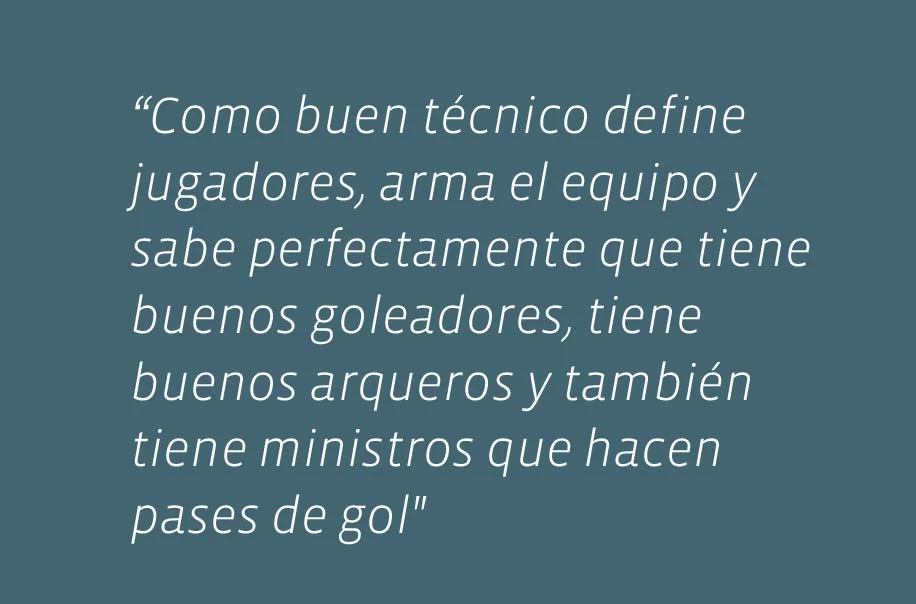 Analogía "futbolera"