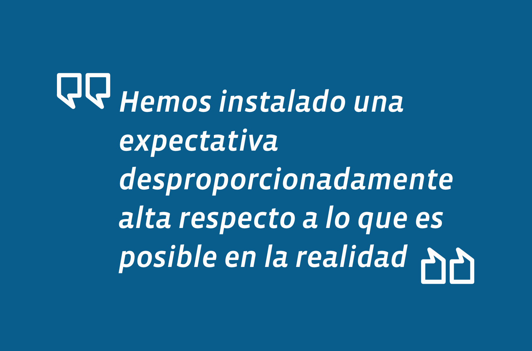 Diagnóstico político efectuado en Reportajes de La Tercera