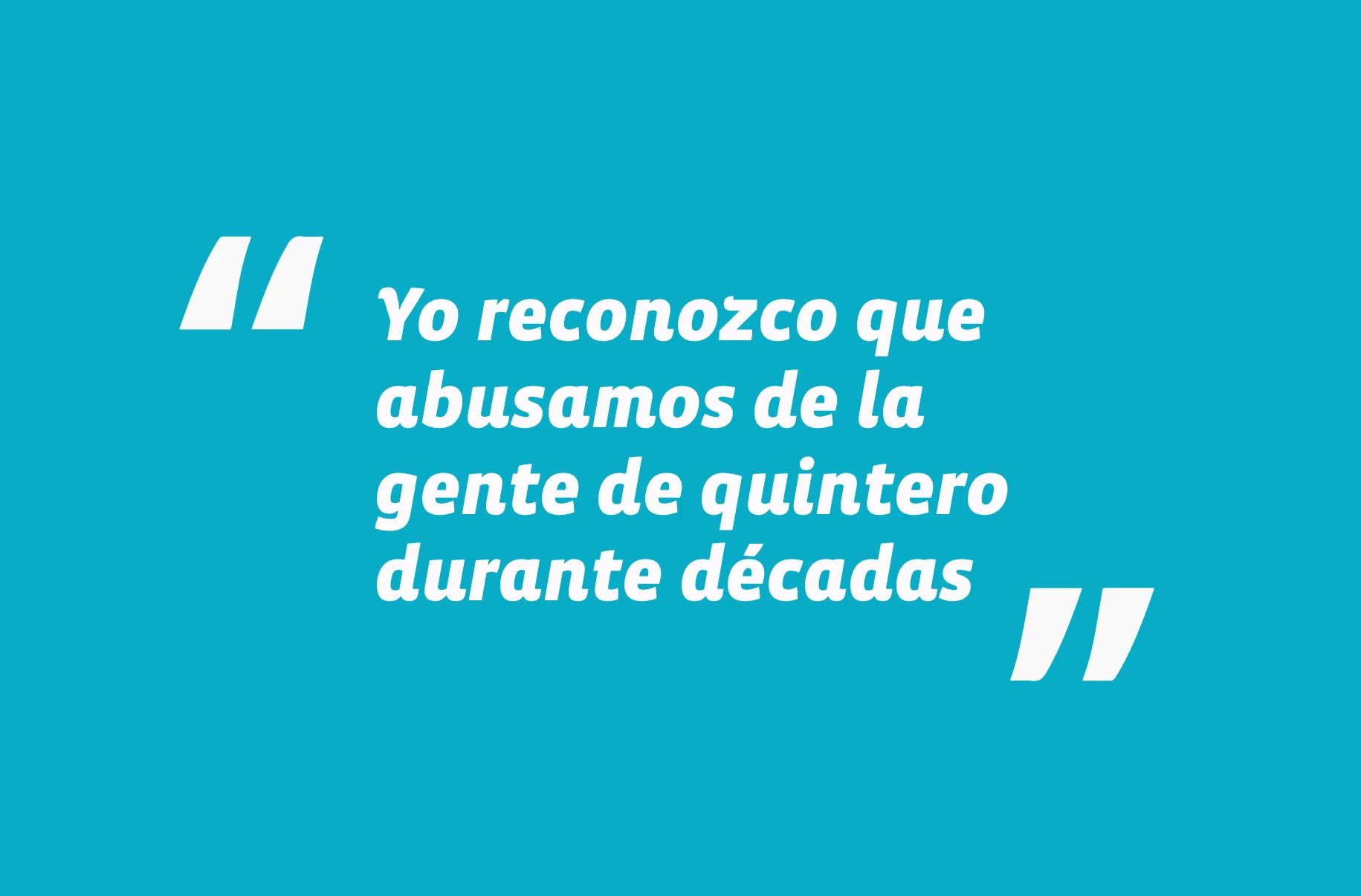 En entrevista en Mesa Central, de Canal 13