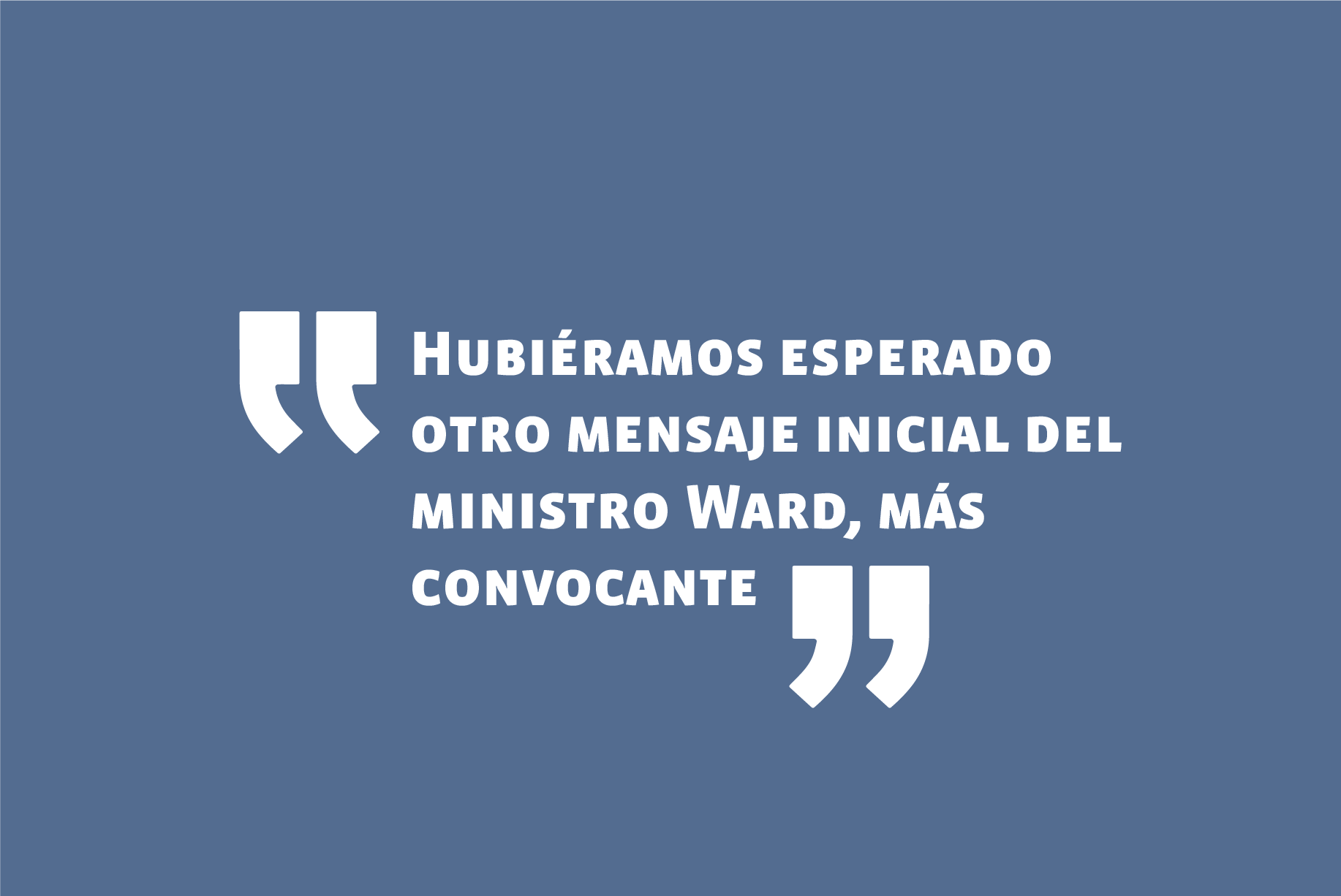 Declaración en diario La Tercera que molestó a la Mesa del Senado, que finalmente decide suspender primera reunión con el secretario de Estado