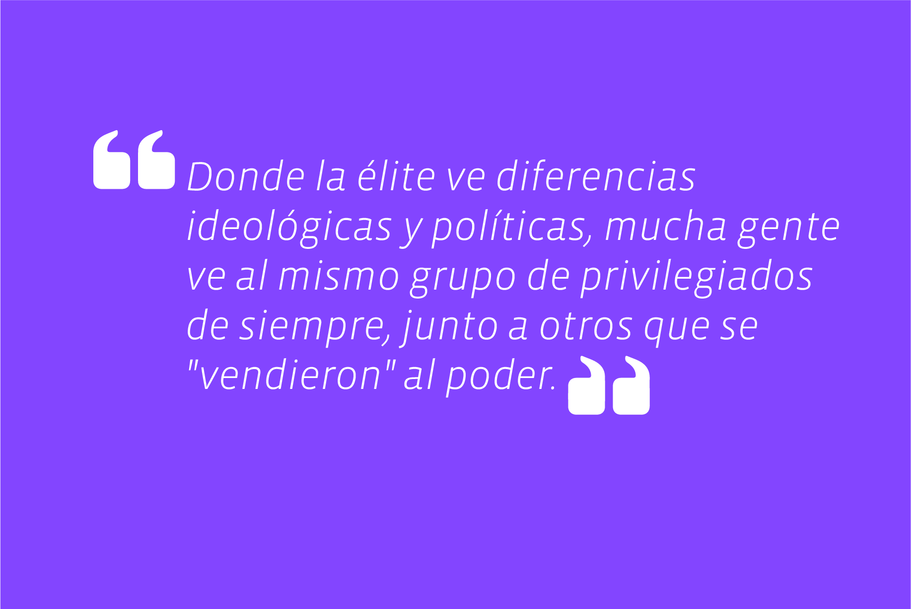 En entrevista en revista Sábado