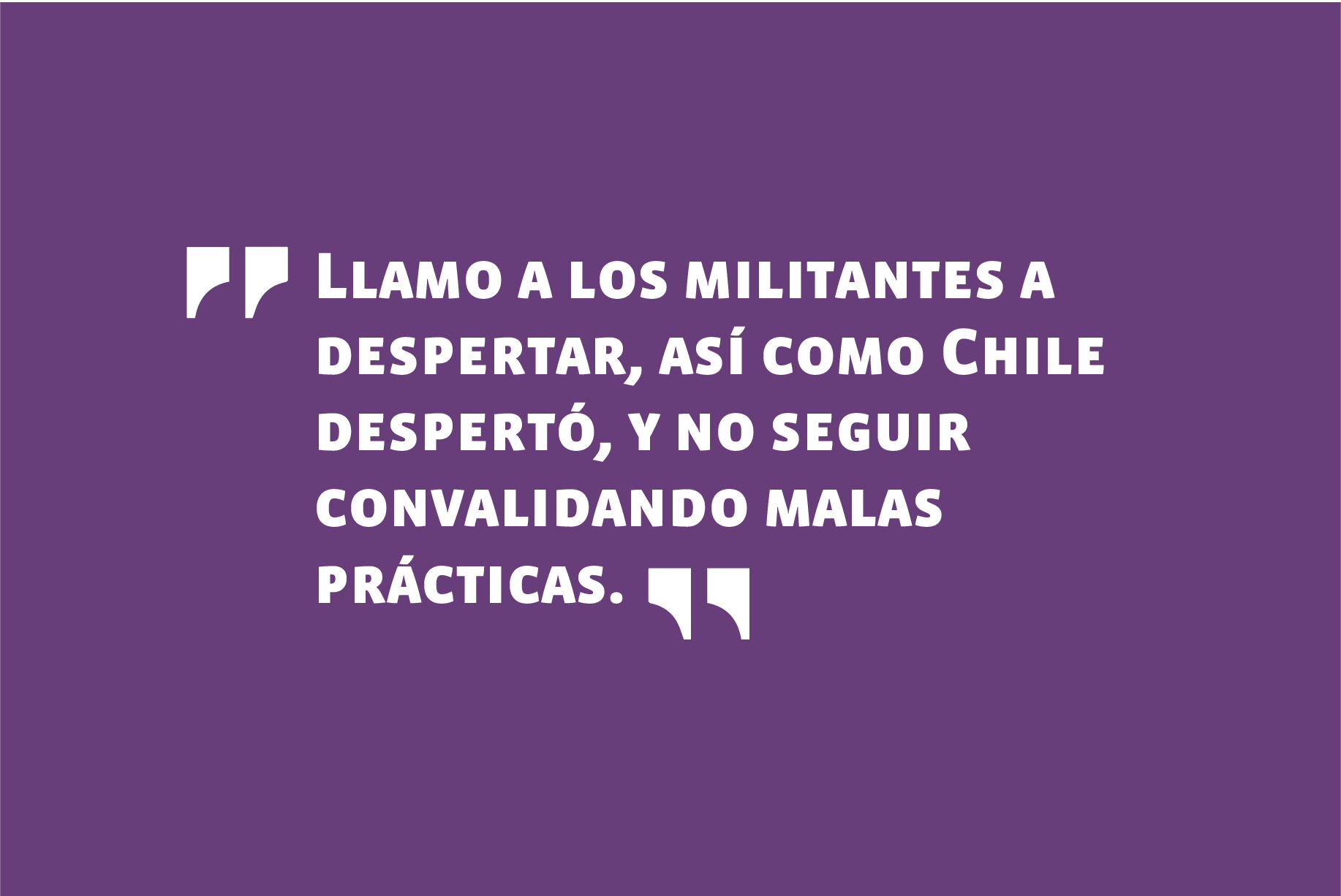 Sobre su renuncia al PS