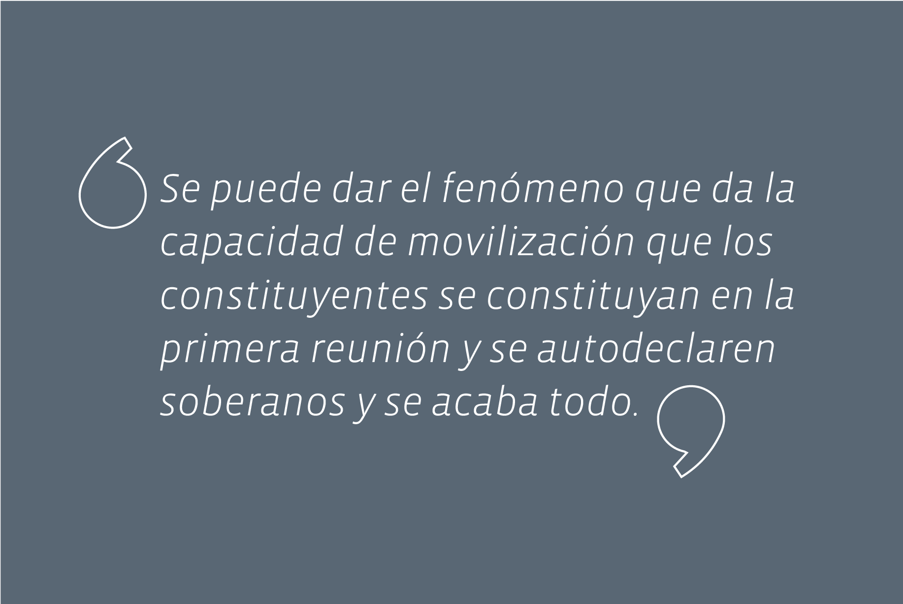 Sobre plebiscito y “otro escenario” que se abre a partir del 27 de abril