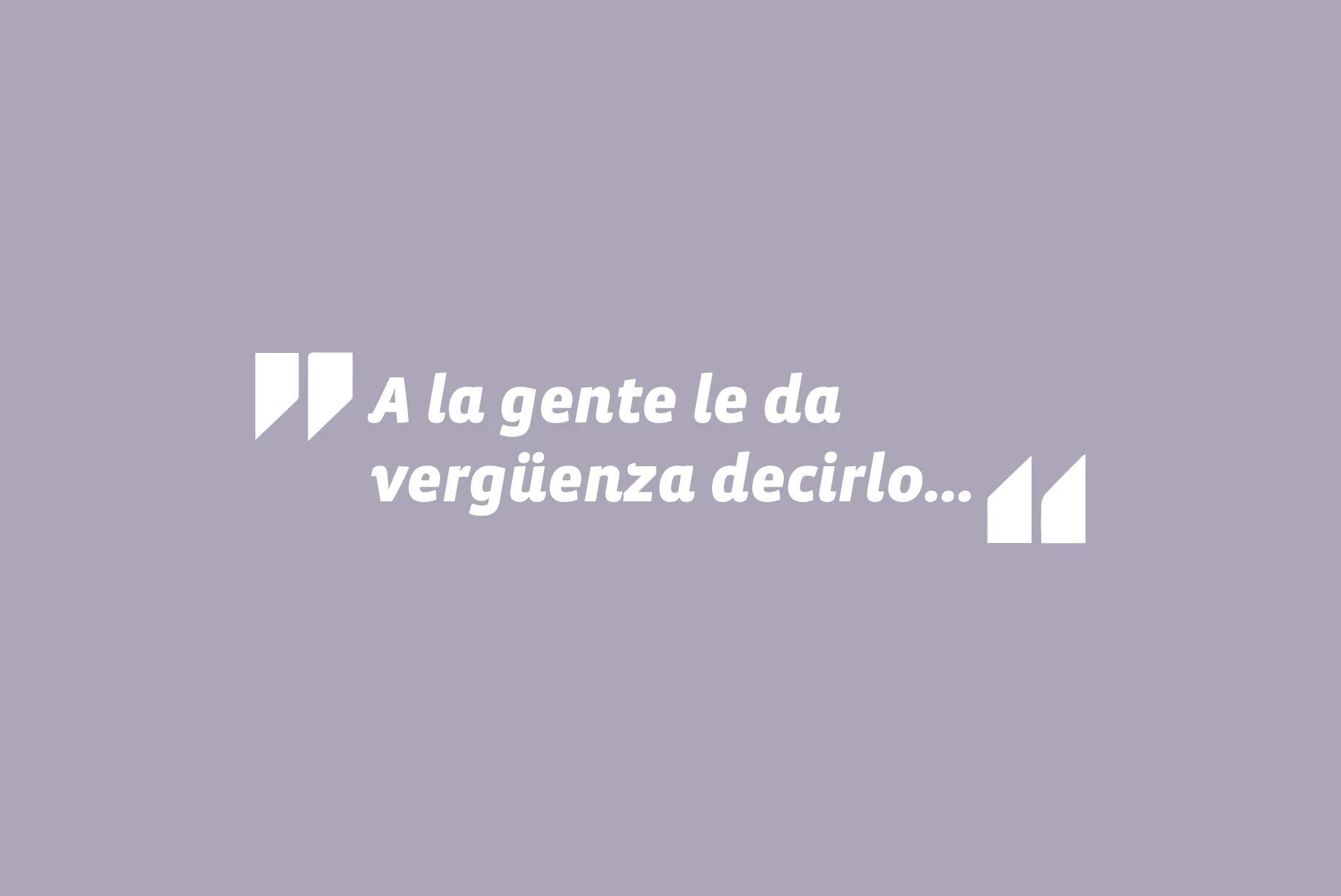 En entrevista en La Tercera