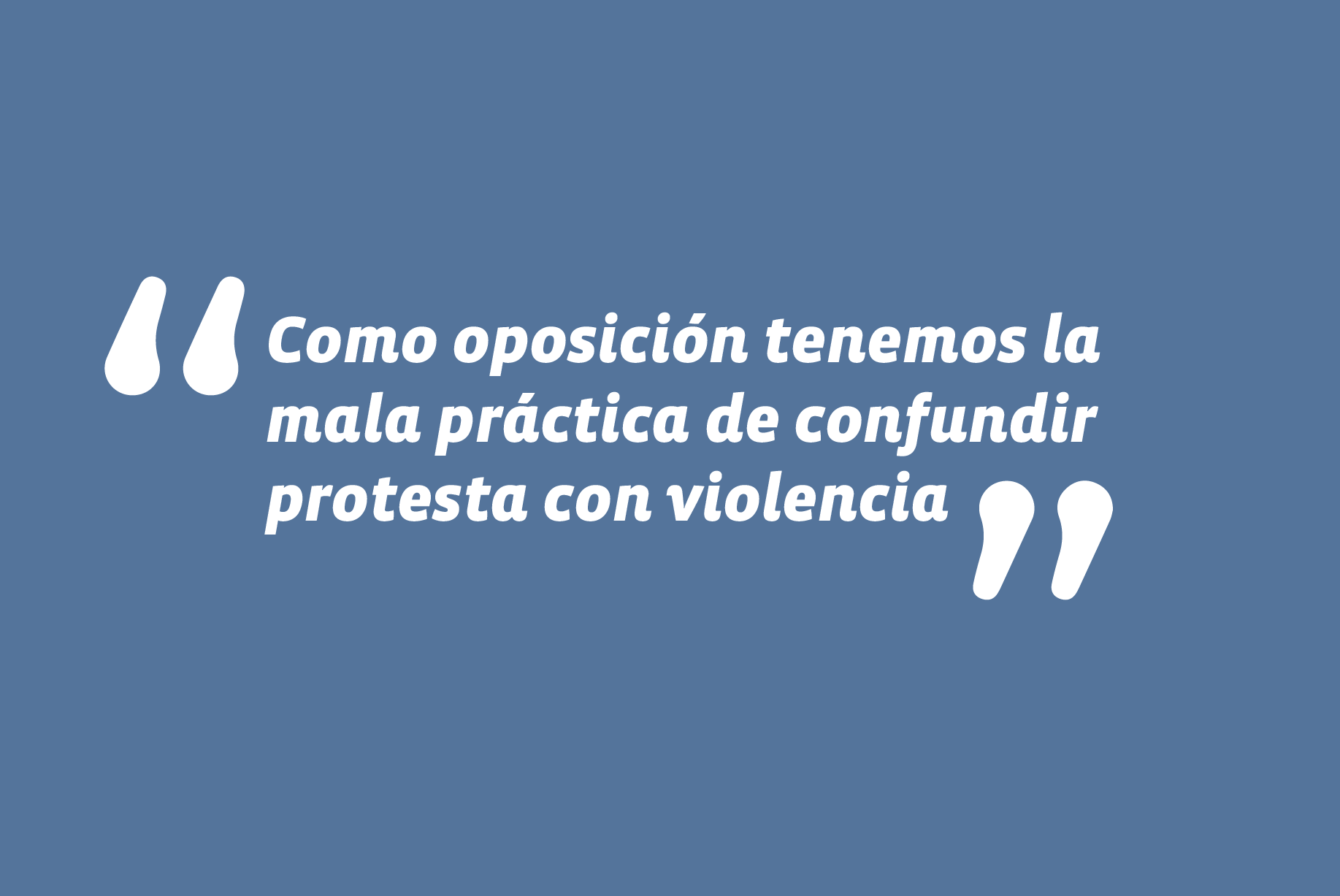 En entrevista con El Mercurio