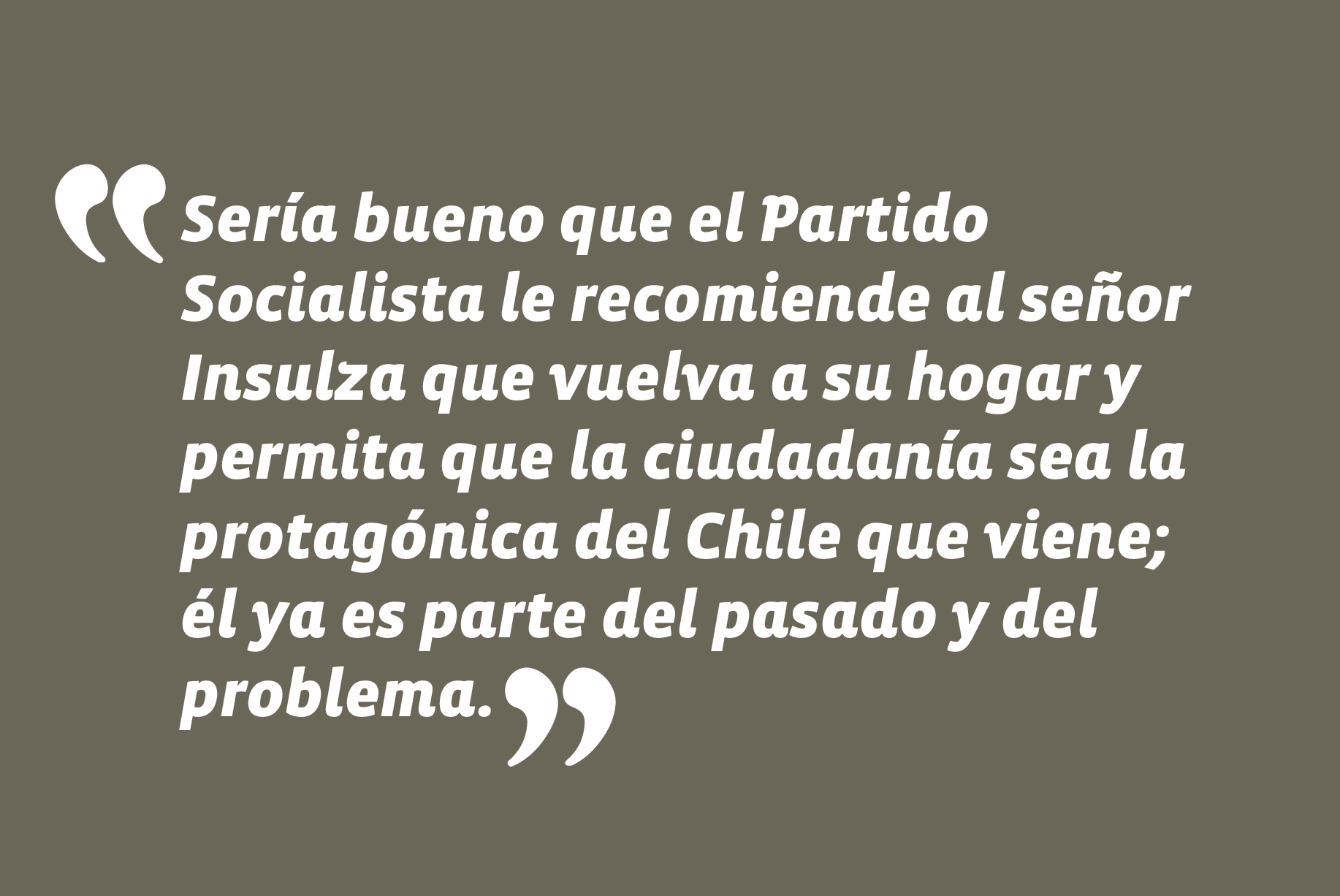 Tras la ausencia de José Miguel Insulza en la votación de la acusación constitucional al intendente Felipe Guevara