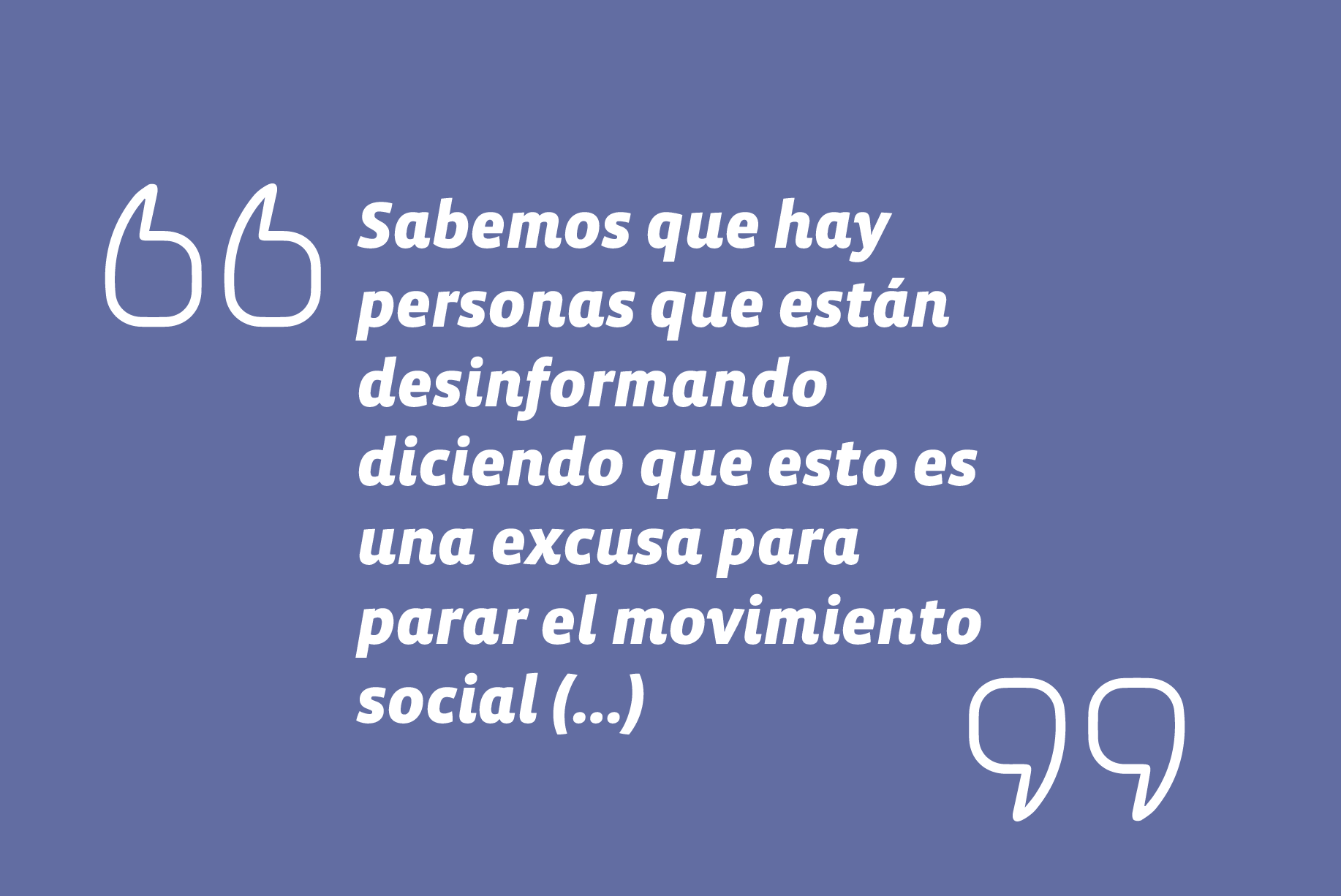 En el programa Estado Nacional de TVN y Radio Duna