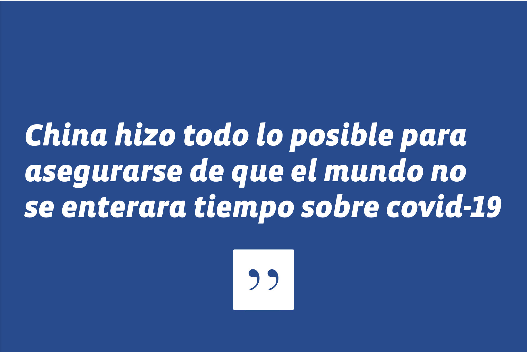 En entrevista a cadena ABC